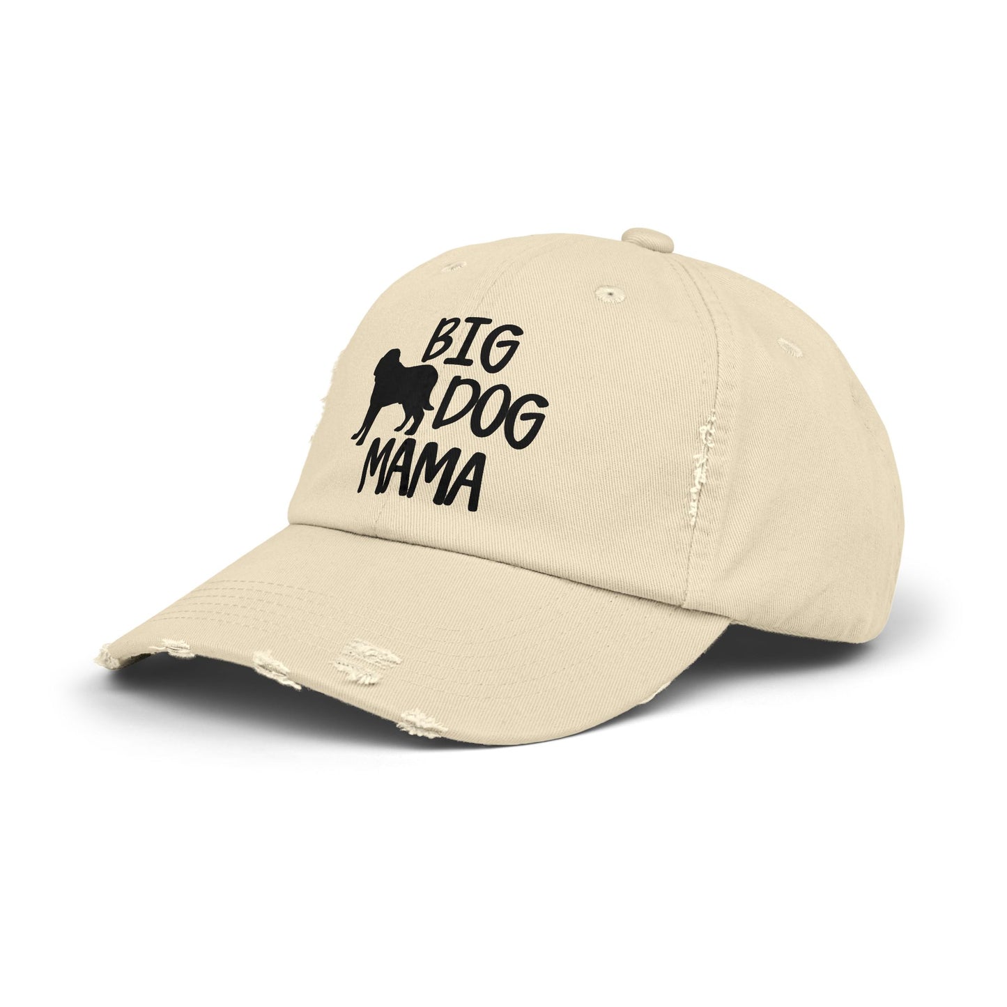 Big Dog Mama Unisex Distressed Cap - Perfect Gift for Dog Lovers