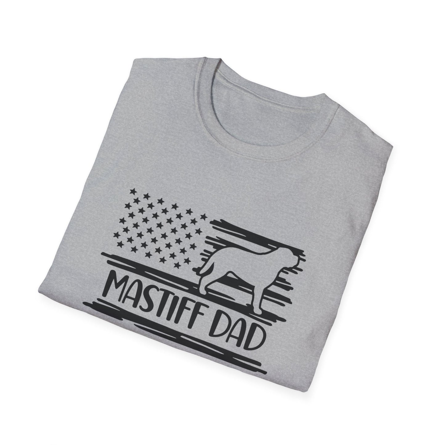 Mastiff Dad Unisex Softstyle T-Shirt