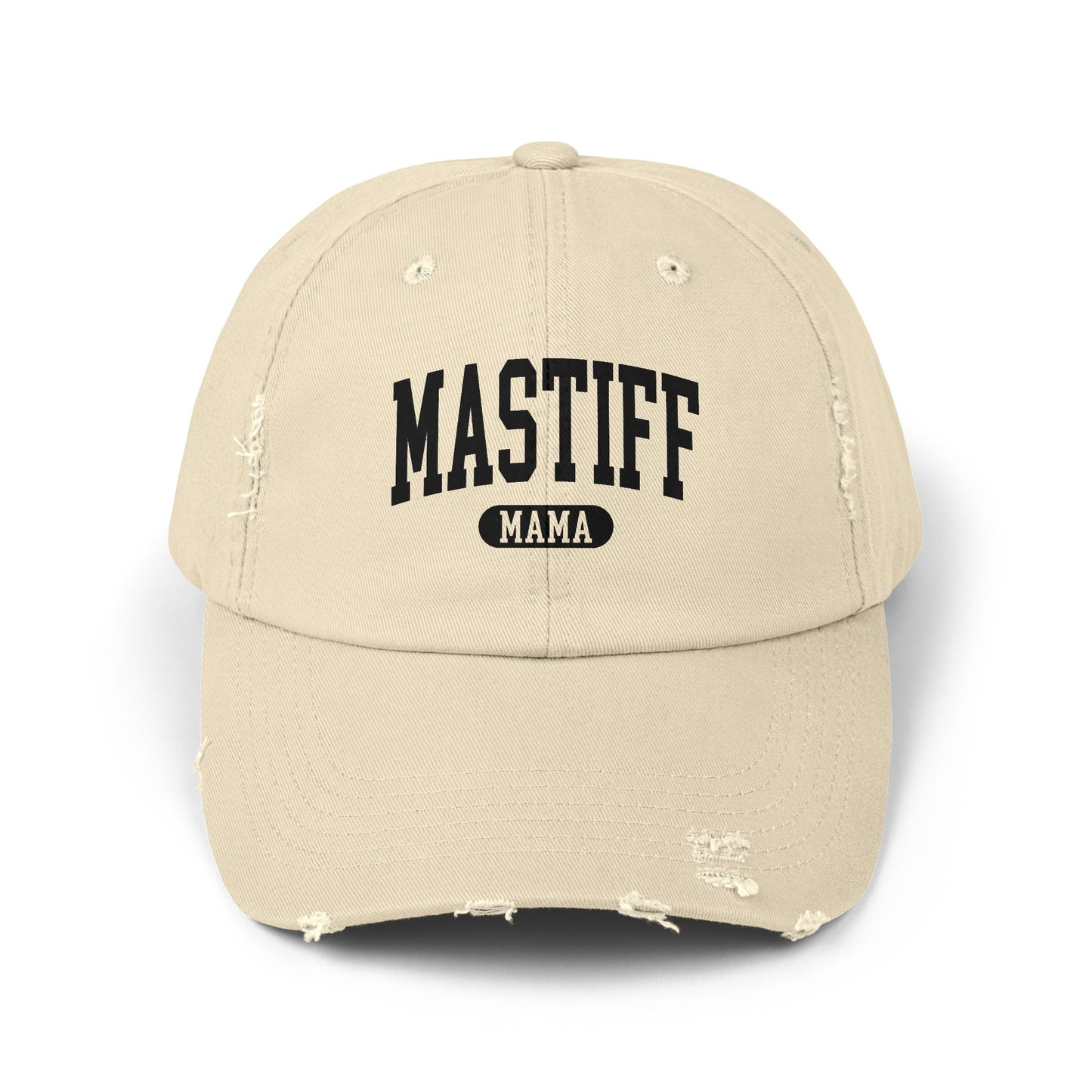 Mastiff Mama Distressed Cap Stone One size