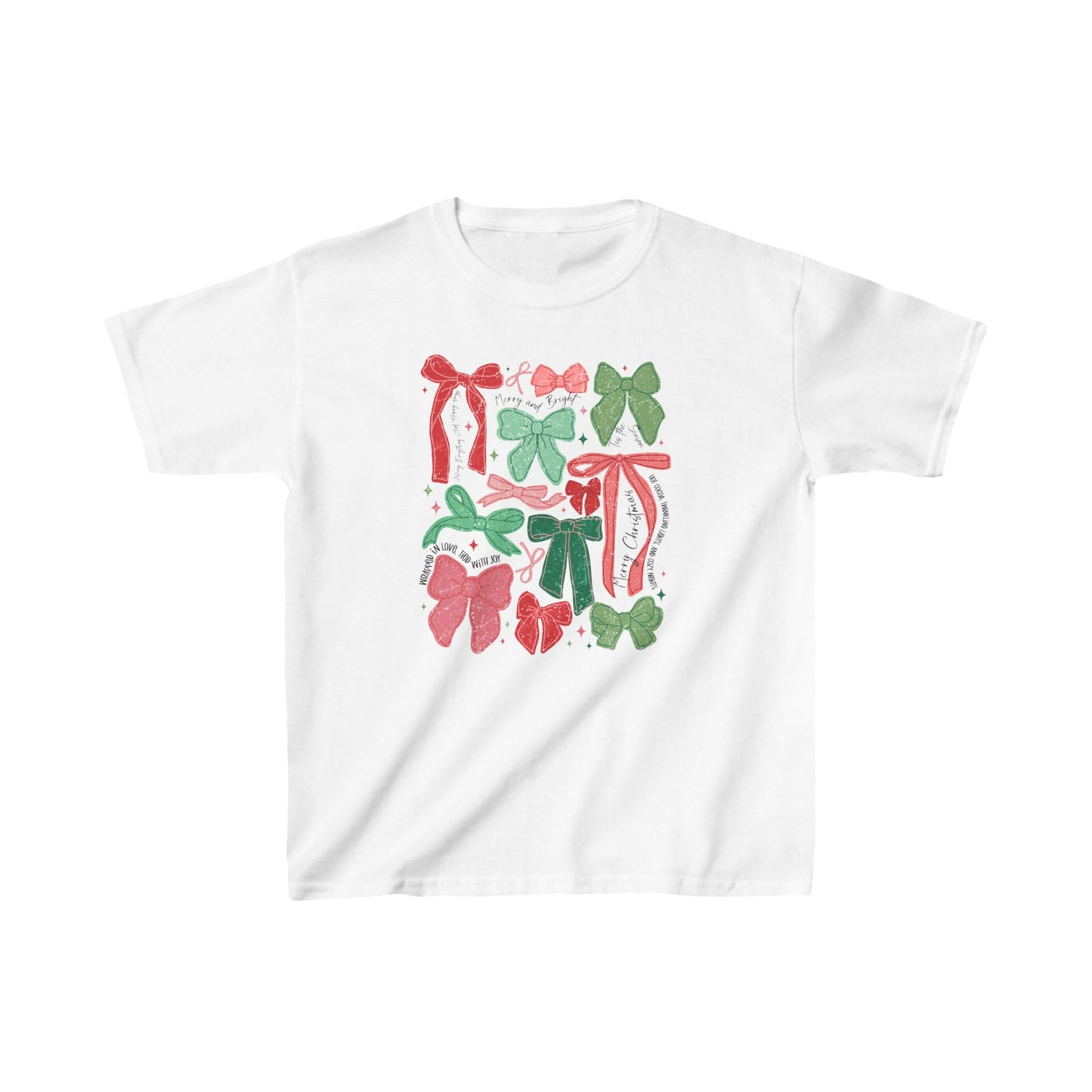 Christmas Bow Kids Heavy Cotton™ Tee