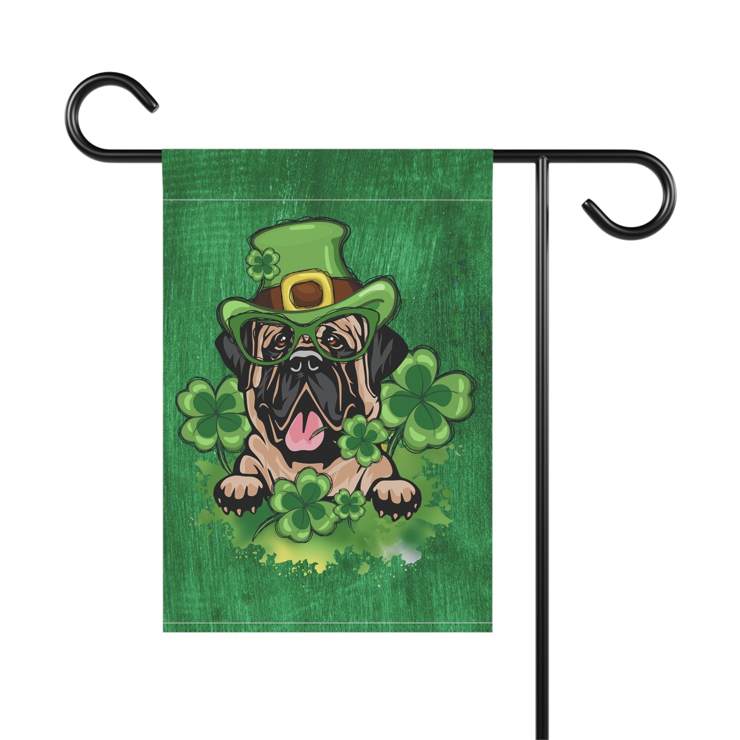 Mastiff Clover Garden Flag