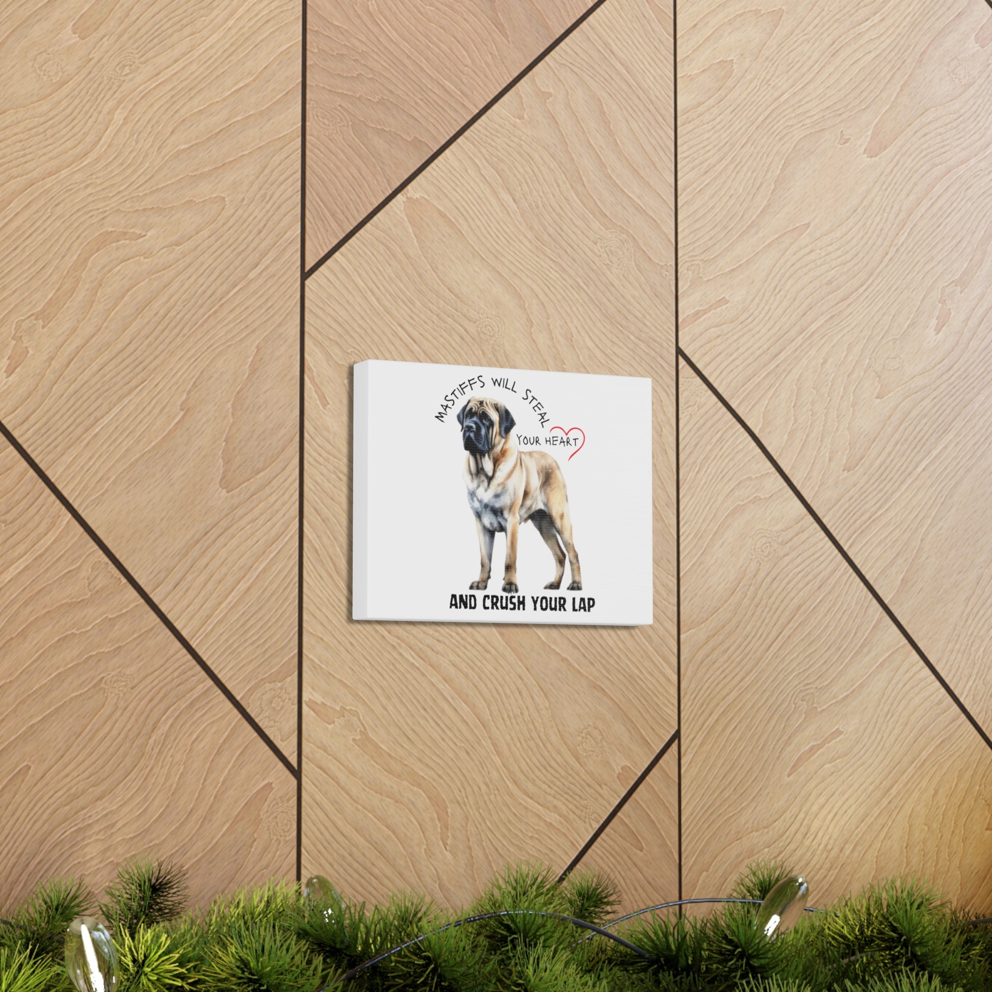 English Mastiff Canvas Gallery Wraps