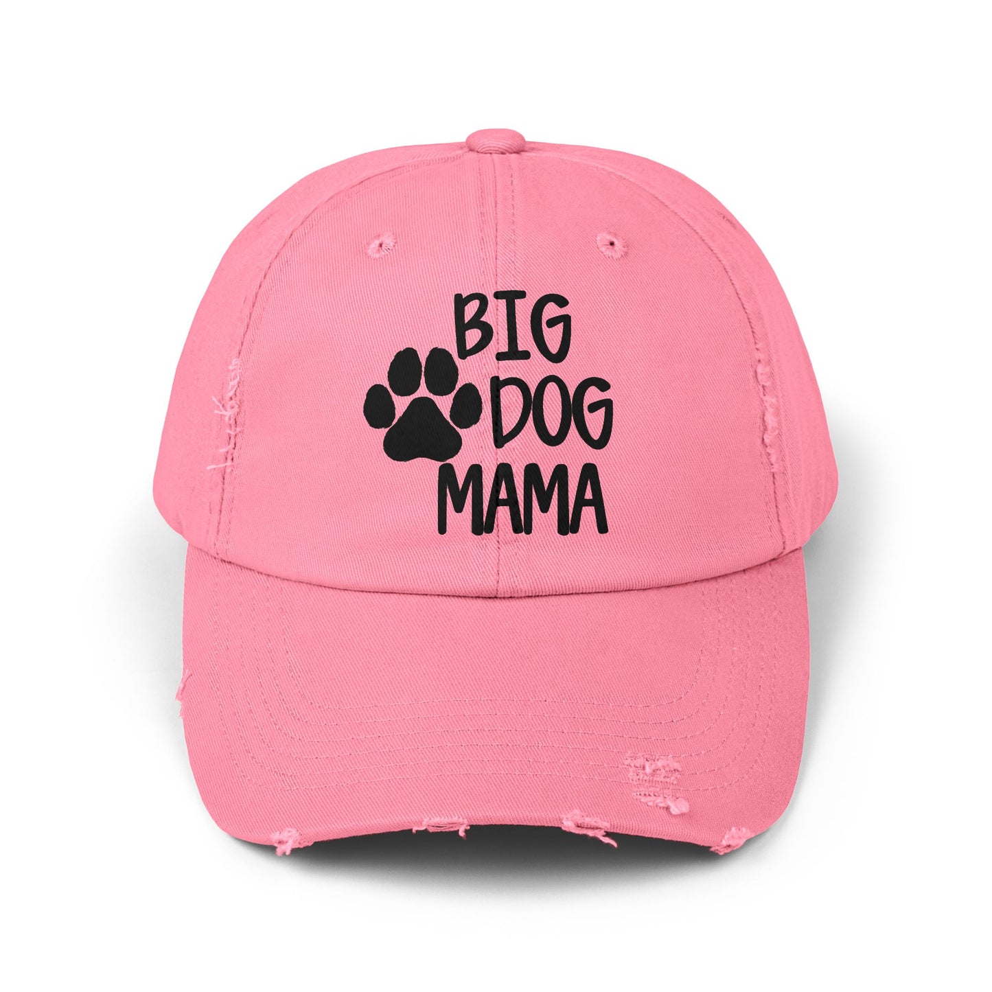 Big Dog Mama Distressed Cap - Unisex Dog Lover Hat