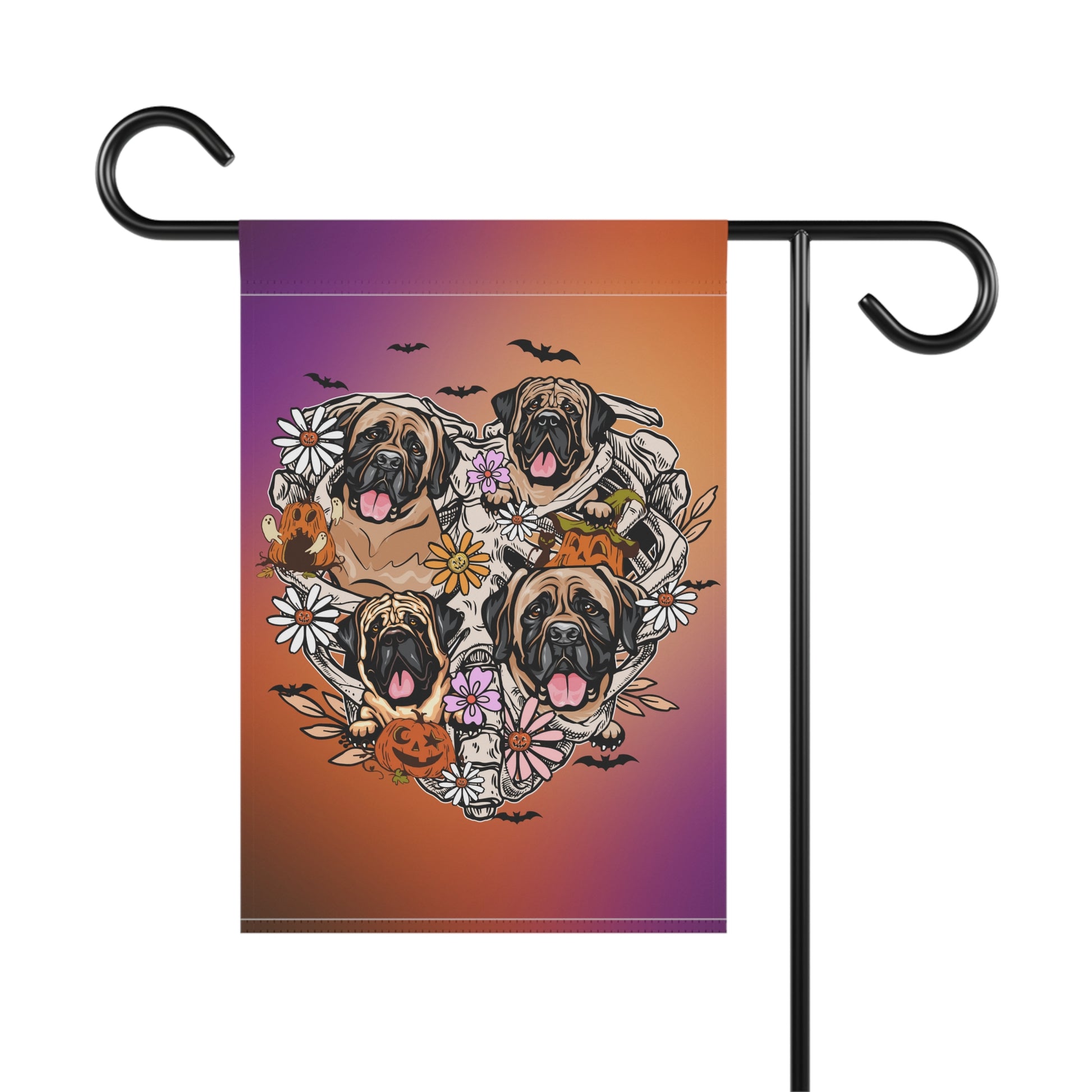 Halloween Mastiff Garden Flag (3)