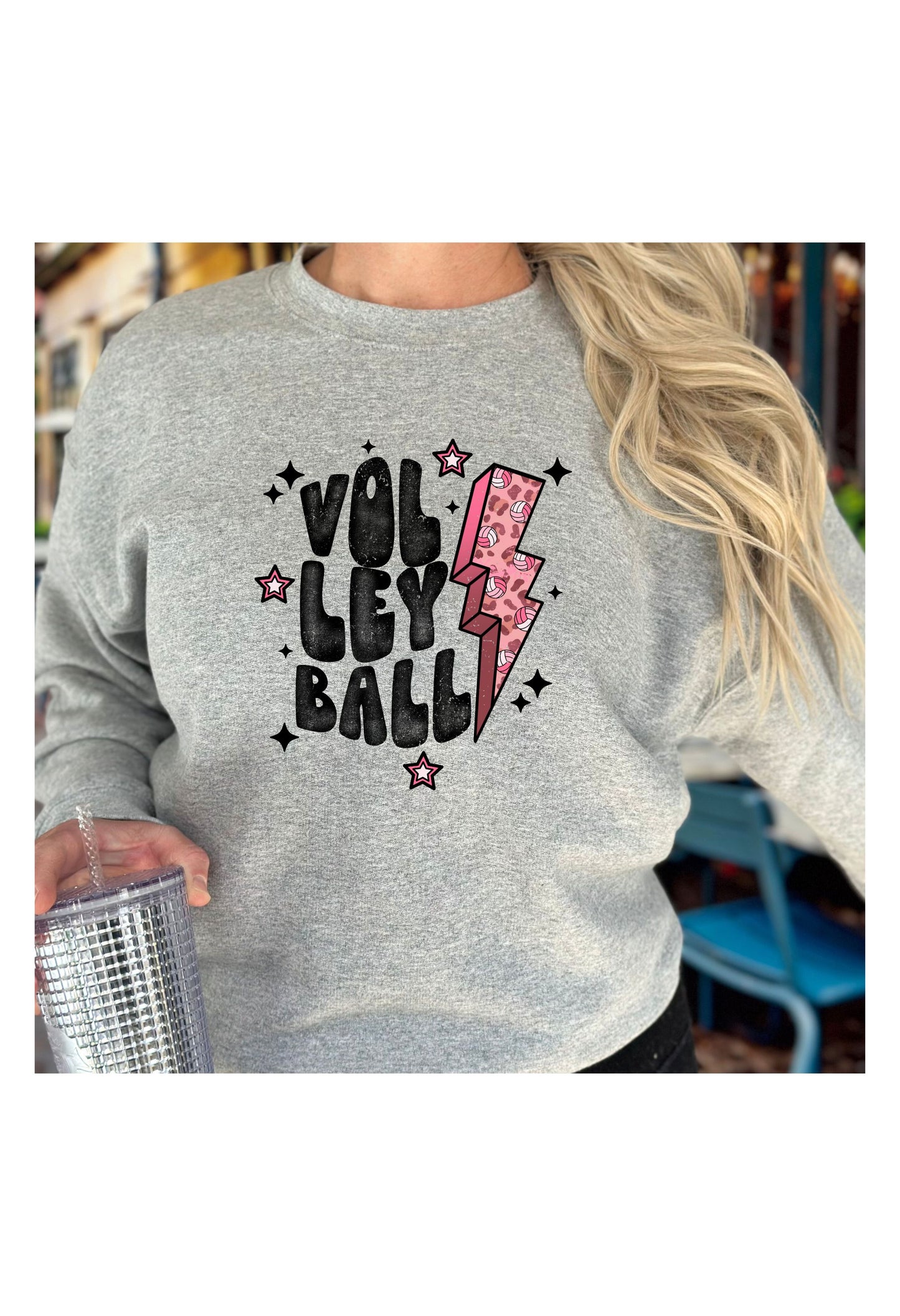 Volleyball Bolt T Shirt/Sweatshirt