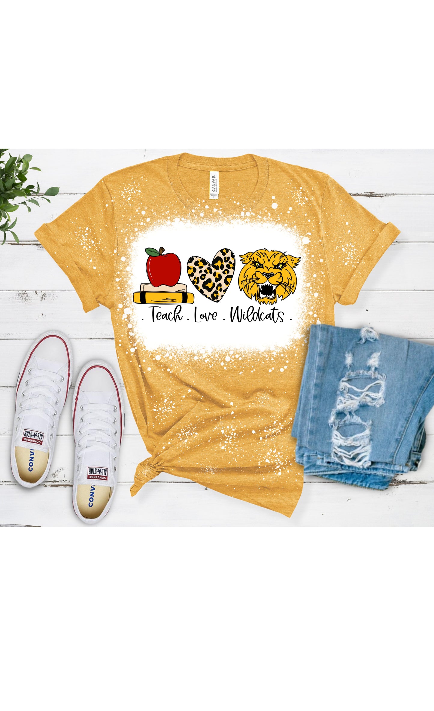 Teach Love Wildcats T Shirt/Sweatshirt