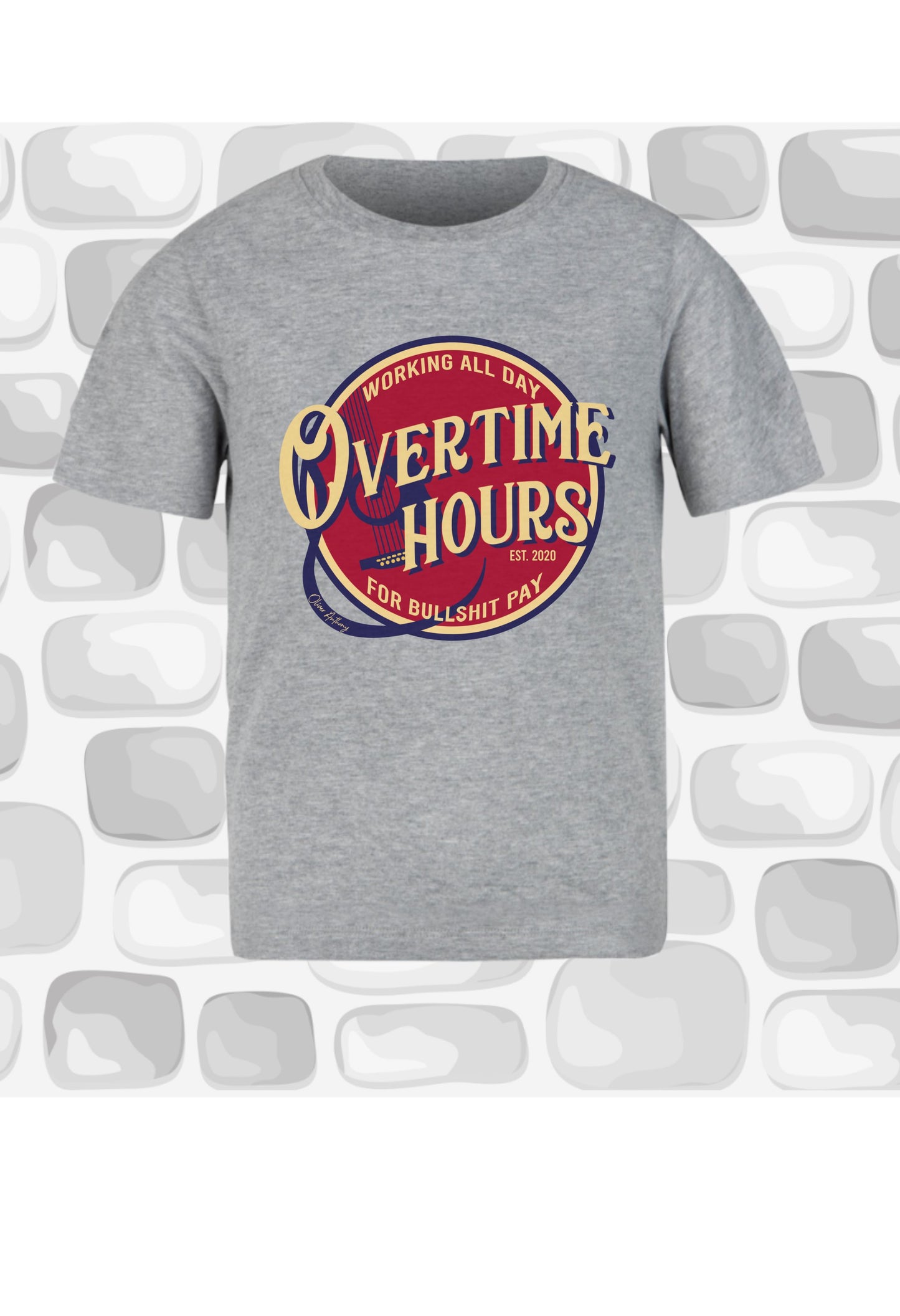 Overtime Hours.... Oliver Anthony T Shirt