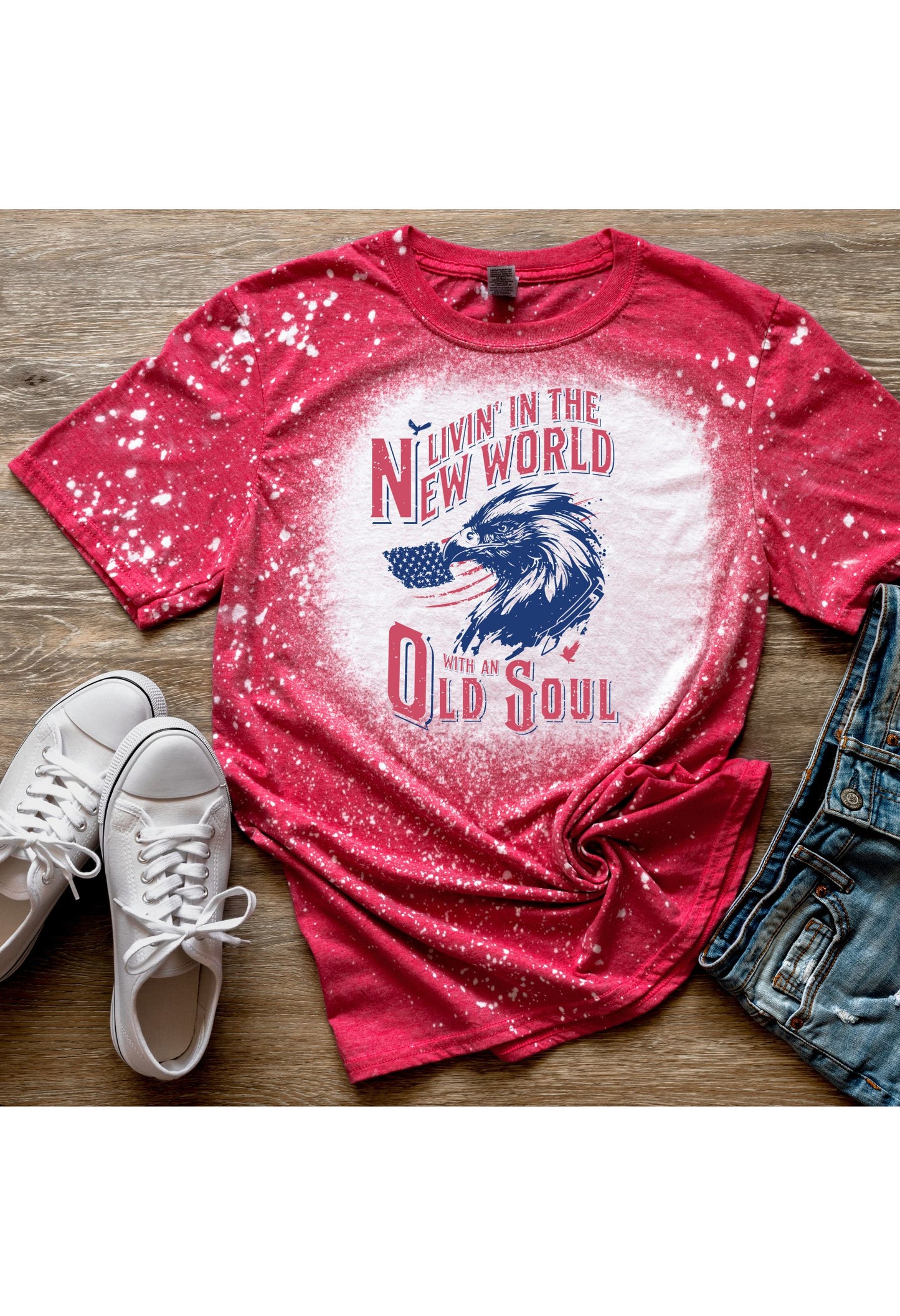 Livin' in the New World (Eagle).... Oliver Anthony T Shirt