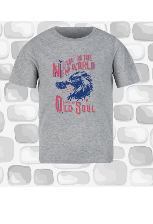 Livin' in the New World (Eagle).... Oliver Anthony T Shirt