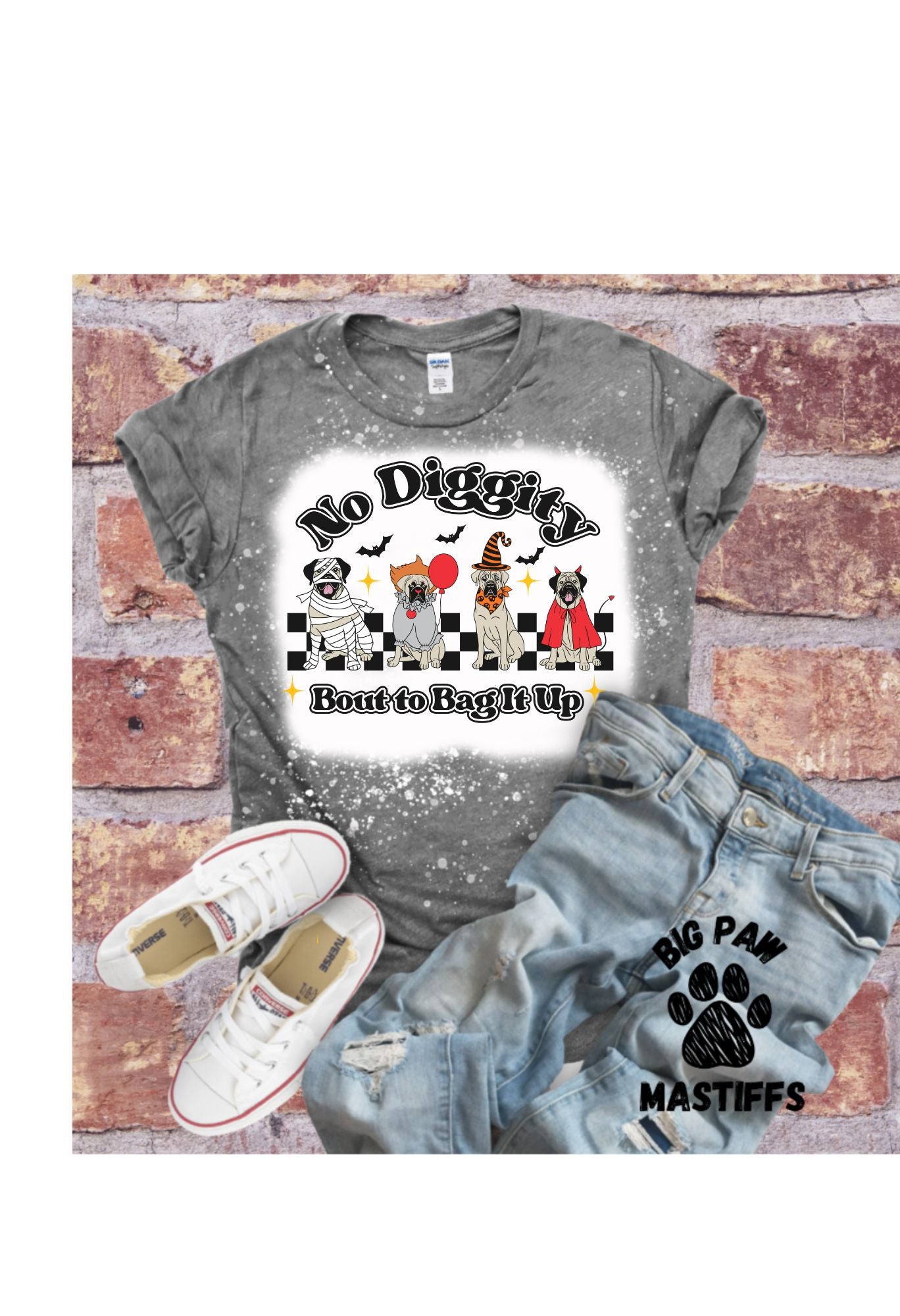 Mastiff No Diggity T-Shirt (7 Options)