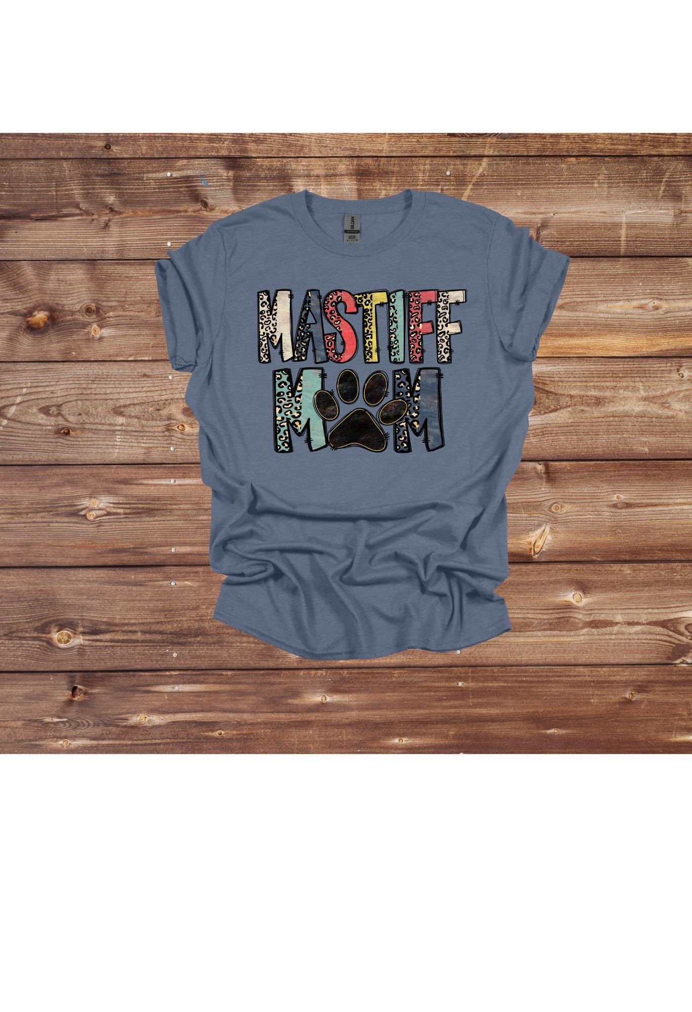 Mastiff Mom (doodle/leopard) T Shirt/Sweatshirt