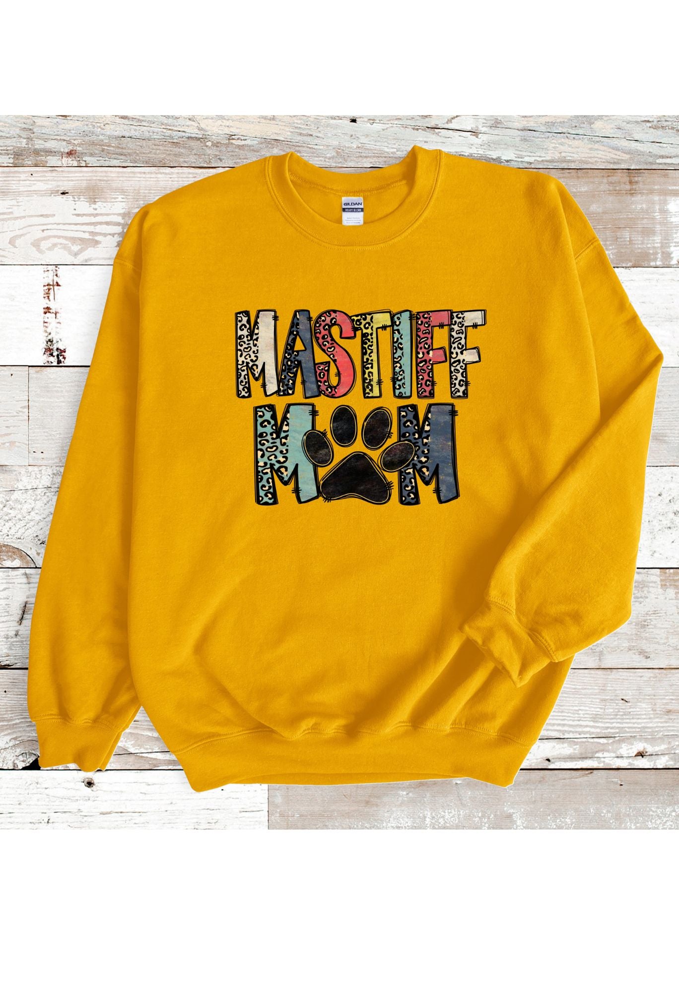 Mastiff Mom (doodle/leopard) T Shirt/Sweatshirt