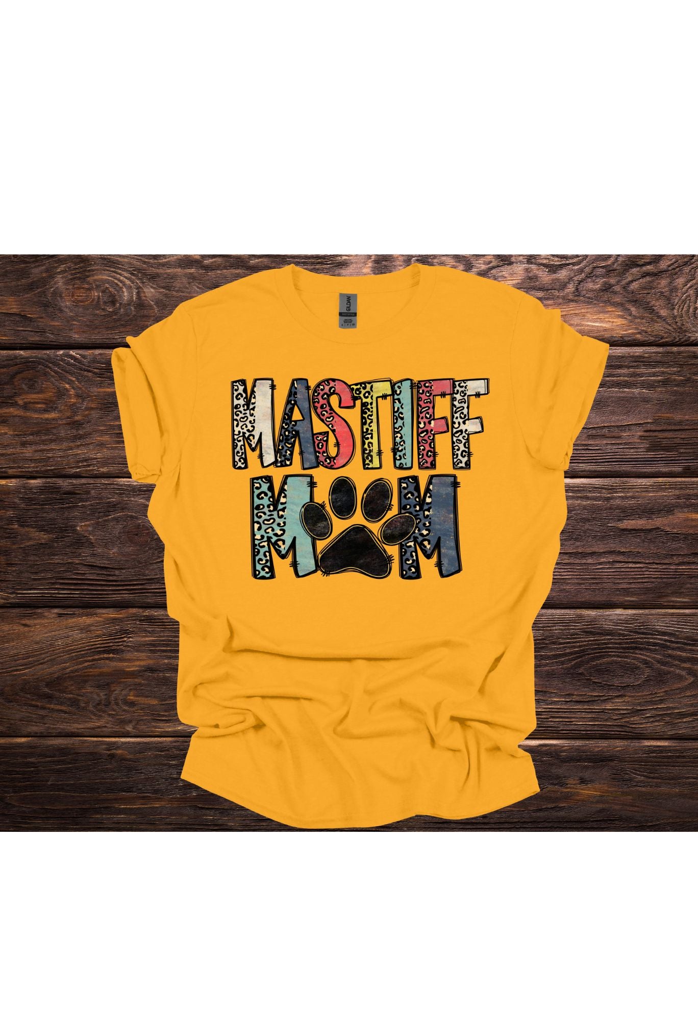 Mastiff Mom (doodle/leopard) T Shirt/Sweatshirt