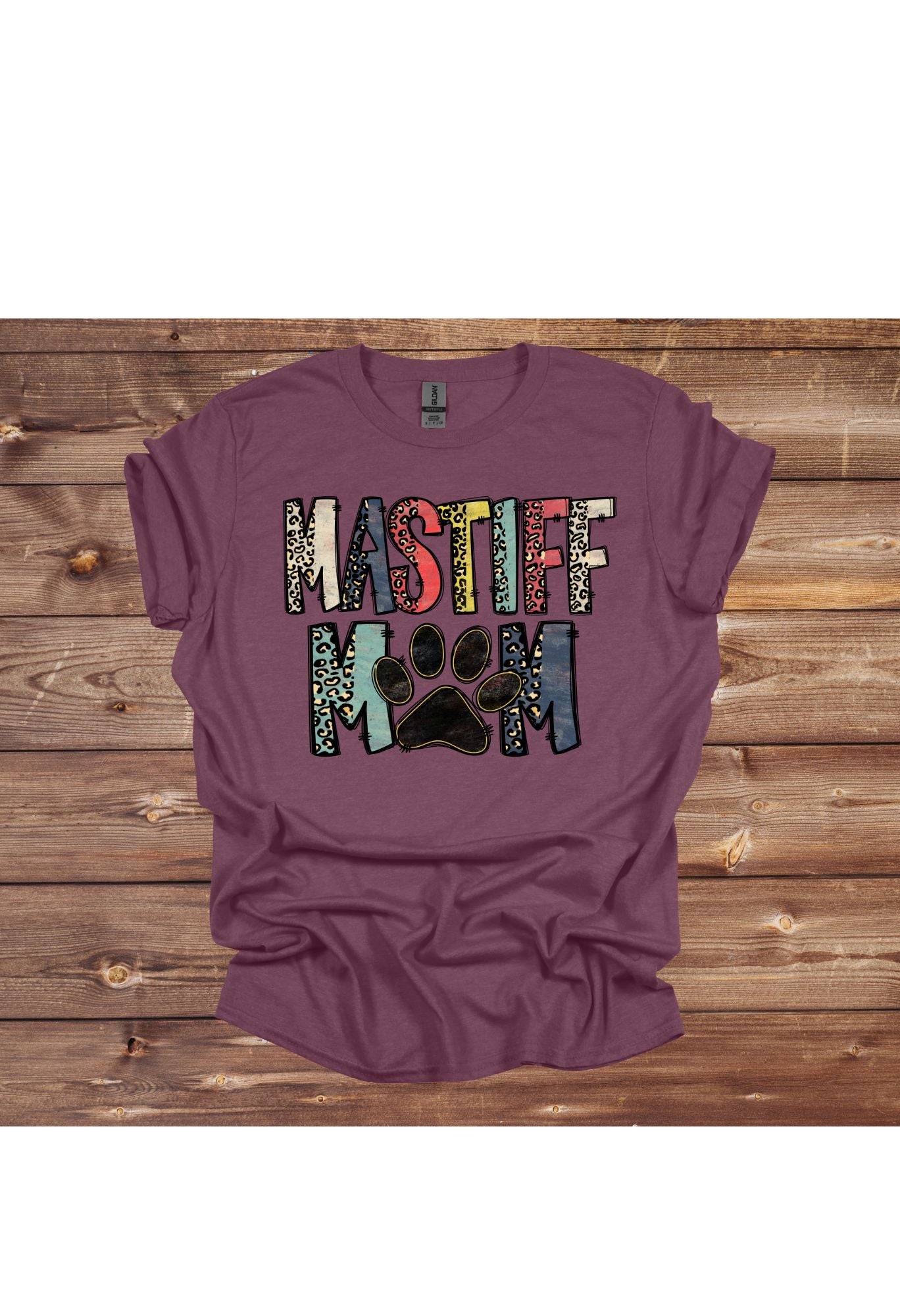 Mastiff Mom (doodle/leopard) T Shirt/Sweatshirt