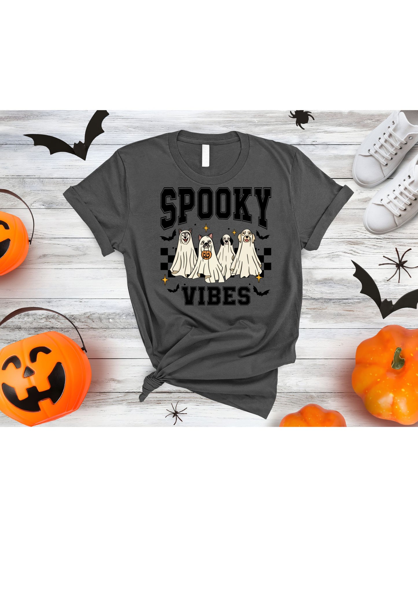 Spooky Vibes w/ Dogs T Shirt