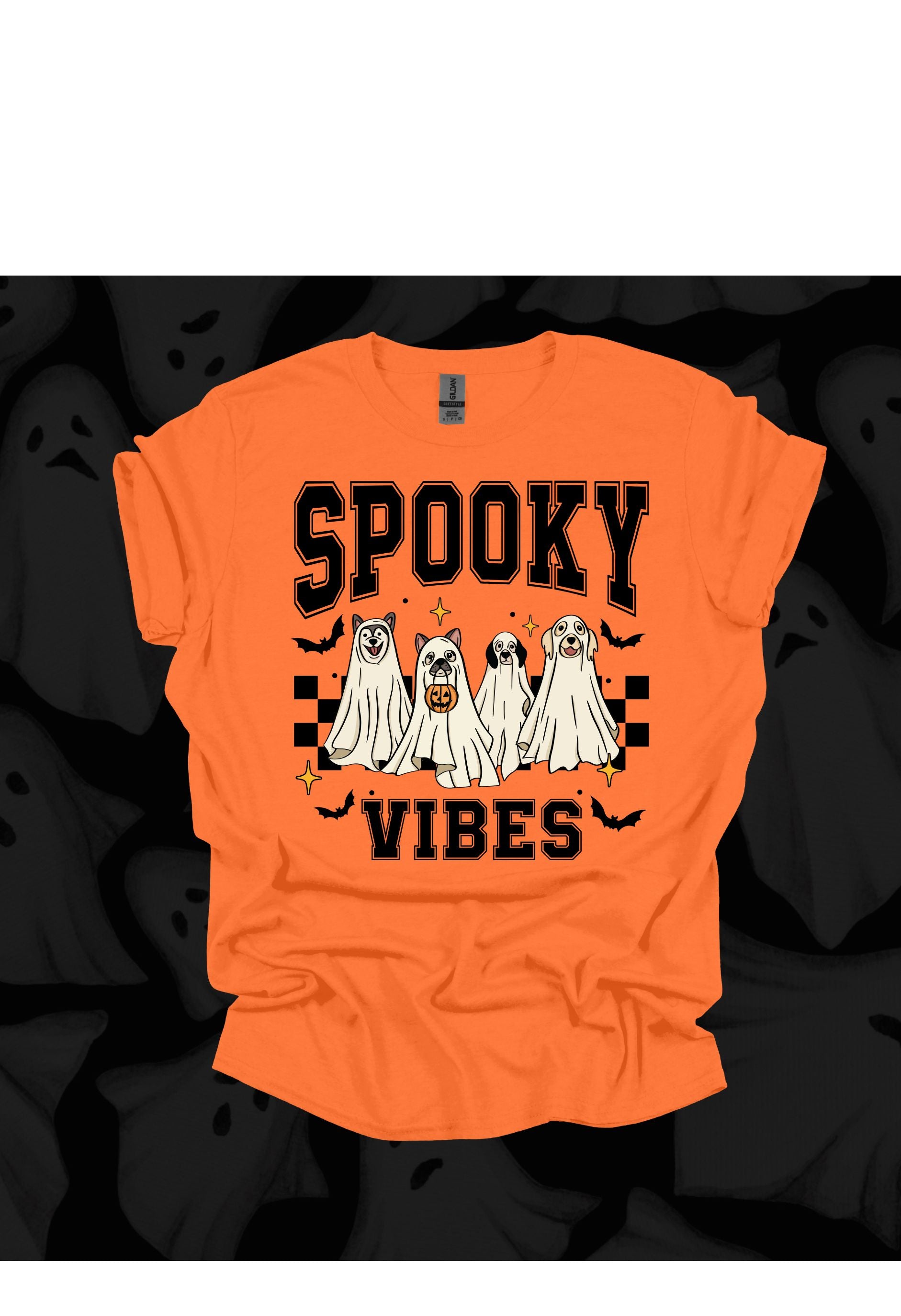 Spooky Vibes w/ Dogs T Shirt