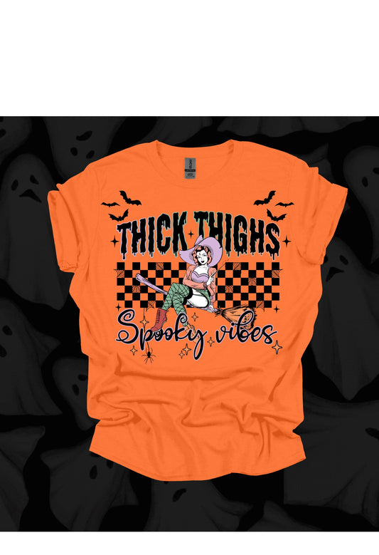 Thick Thighs Spooky Vibes T Shirt/Sweatshirt