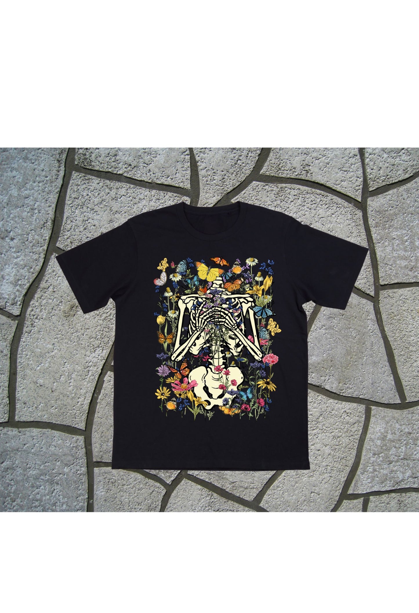 Skeleton w/ Flowers T Shirt/Sweatshirt
