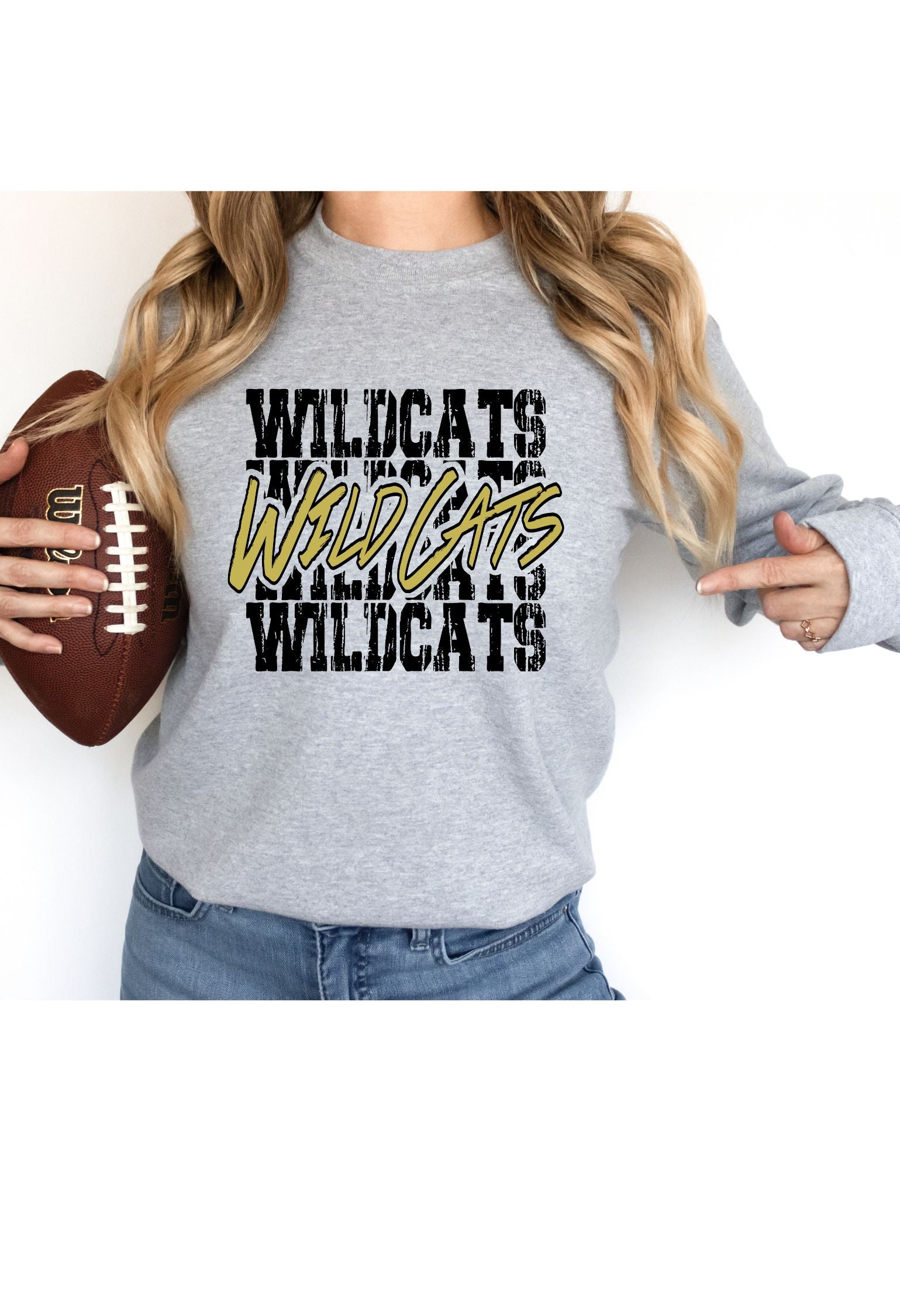 Wildcats Stacked ** T Shirt/Sweatshirt