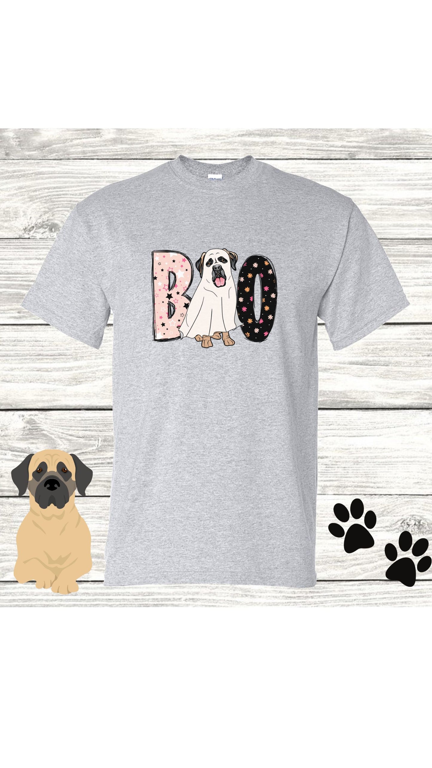 Boo w/ Mastiff T Shirt/Sweatshirt