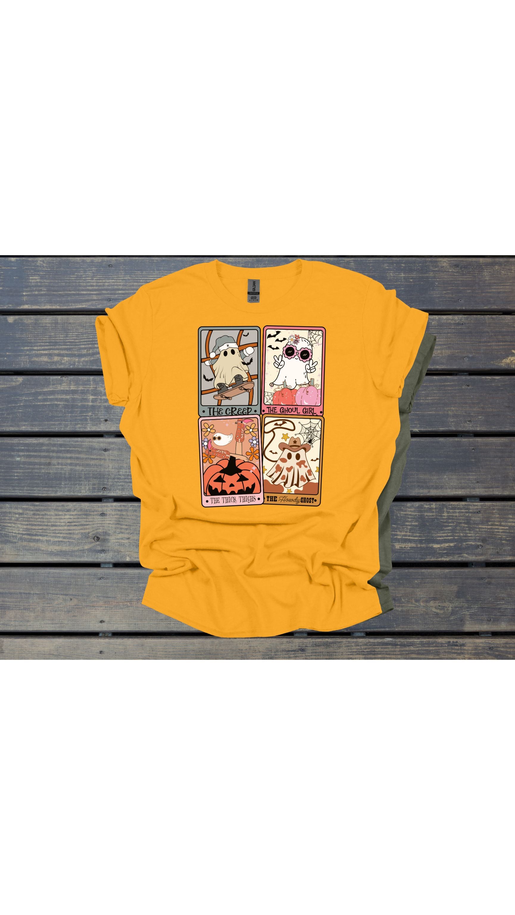 Halloween Cards T shirt (Sand)