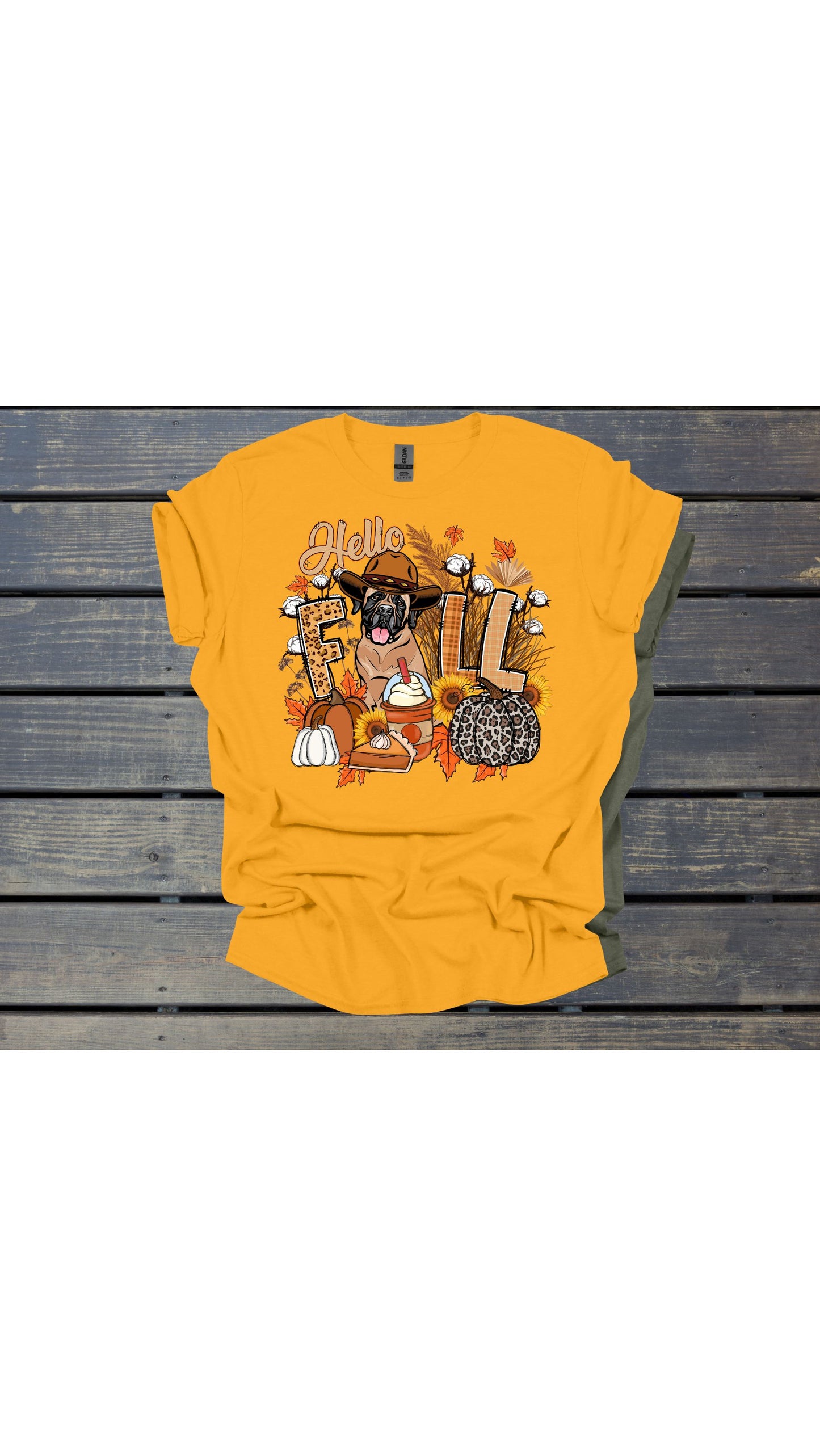 Mastiff Hello Fall T Shirt / Sweatshirt