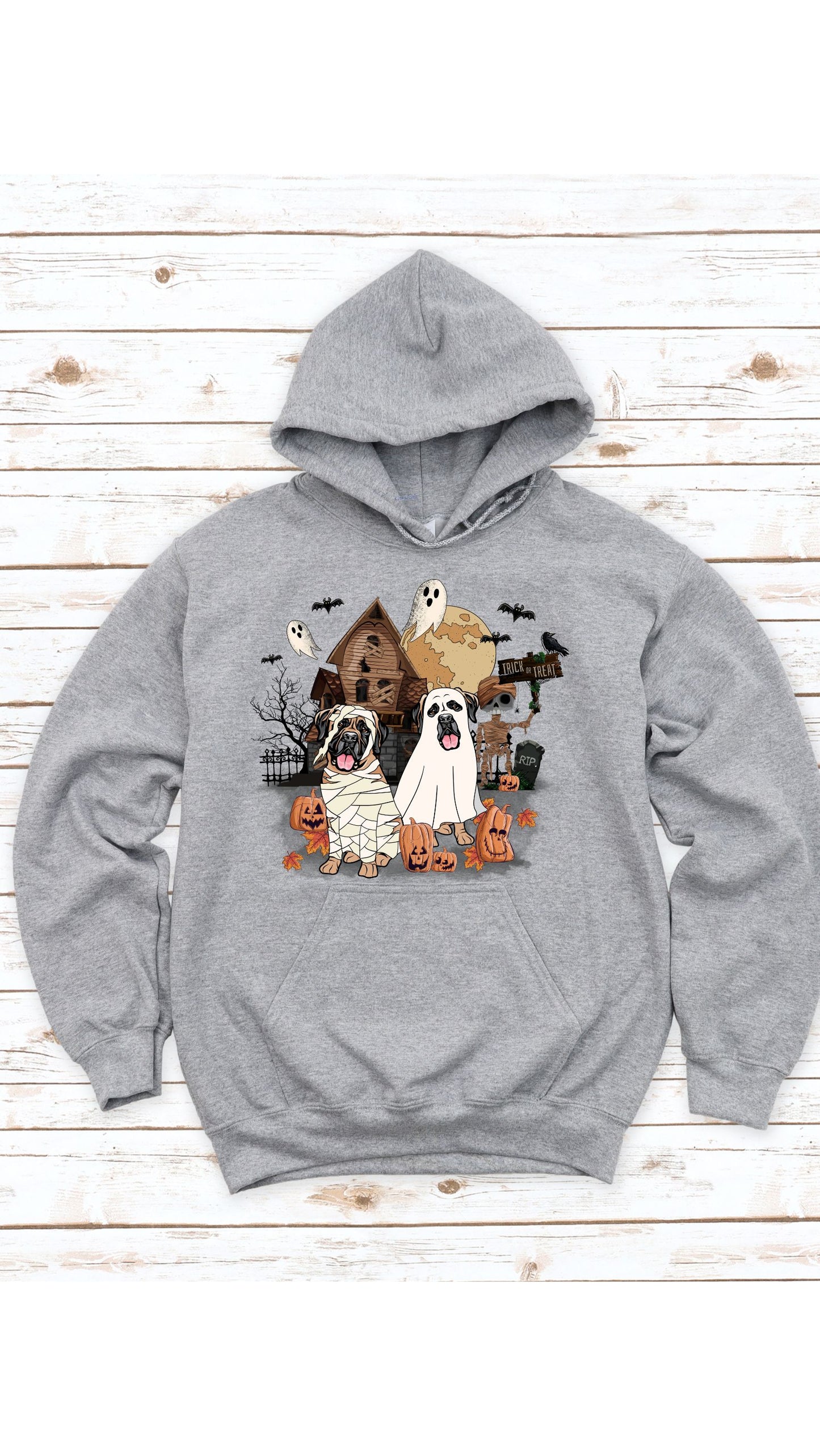 Mastiff Mummy & Ghost T Shirt/Sweatshirt