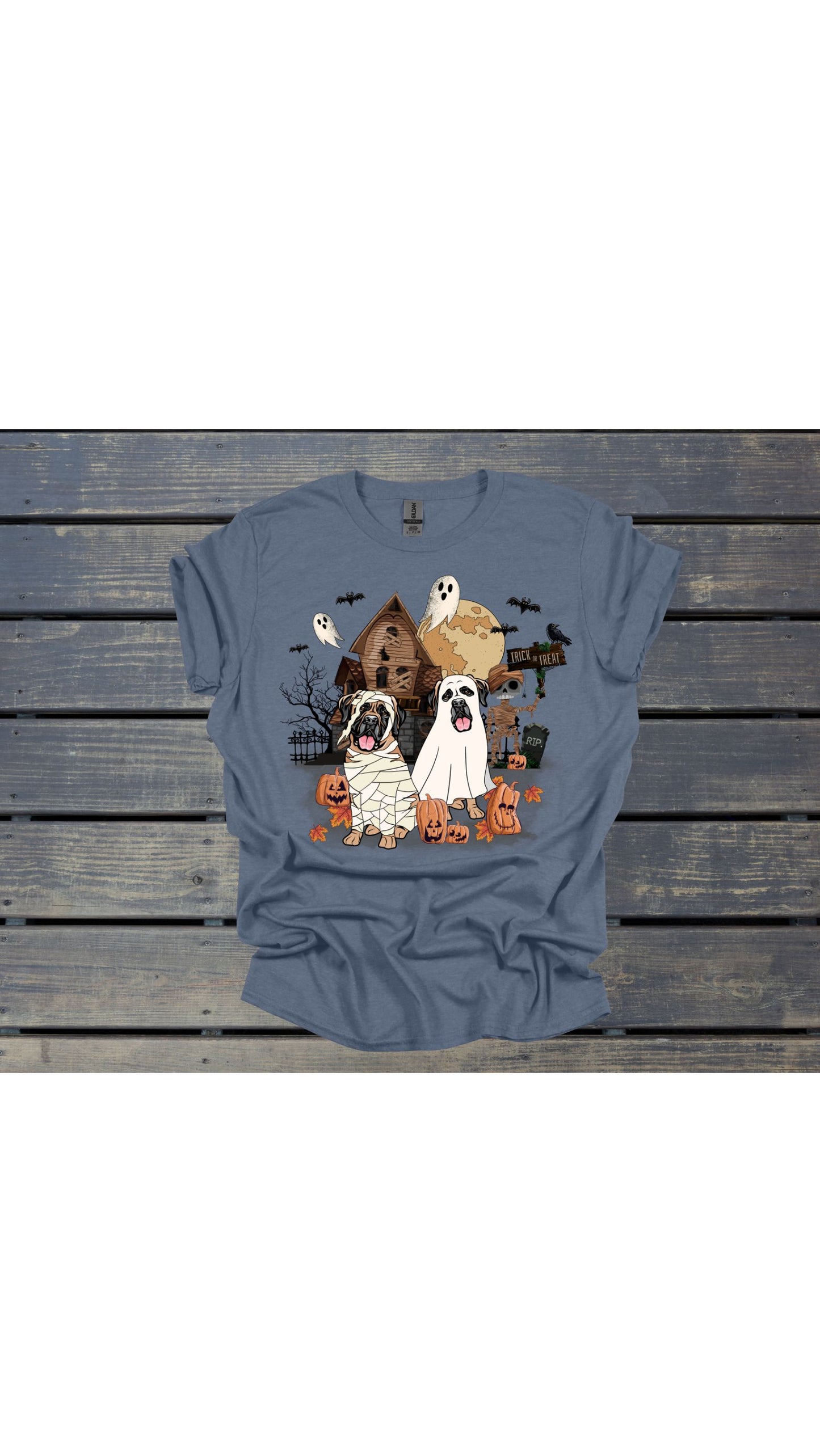 Mastiff Mummy & Ghost T Shirt/Sweatshirt