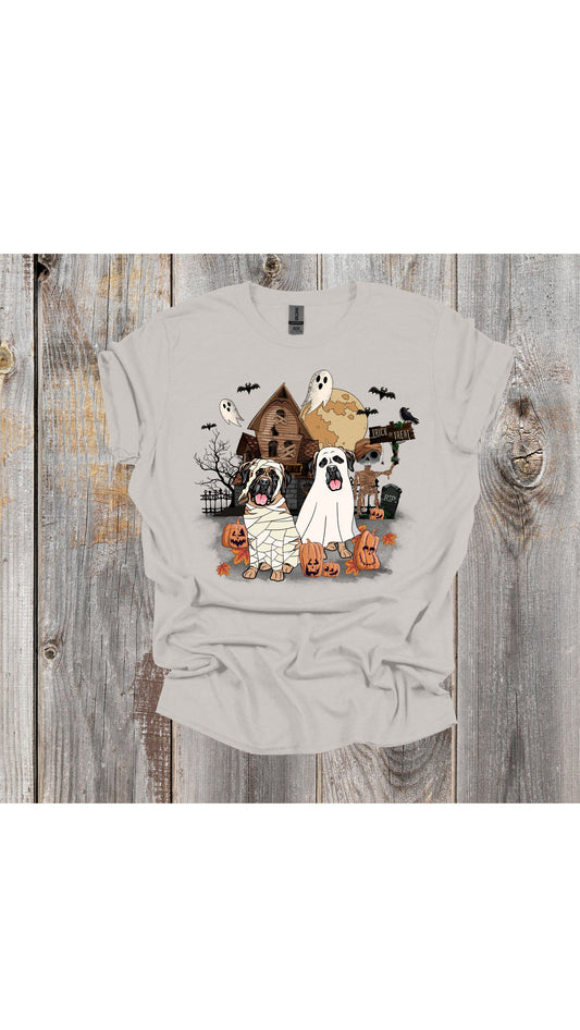 Mastiff Mummy & Ghost T Shirt/Sweatshirt