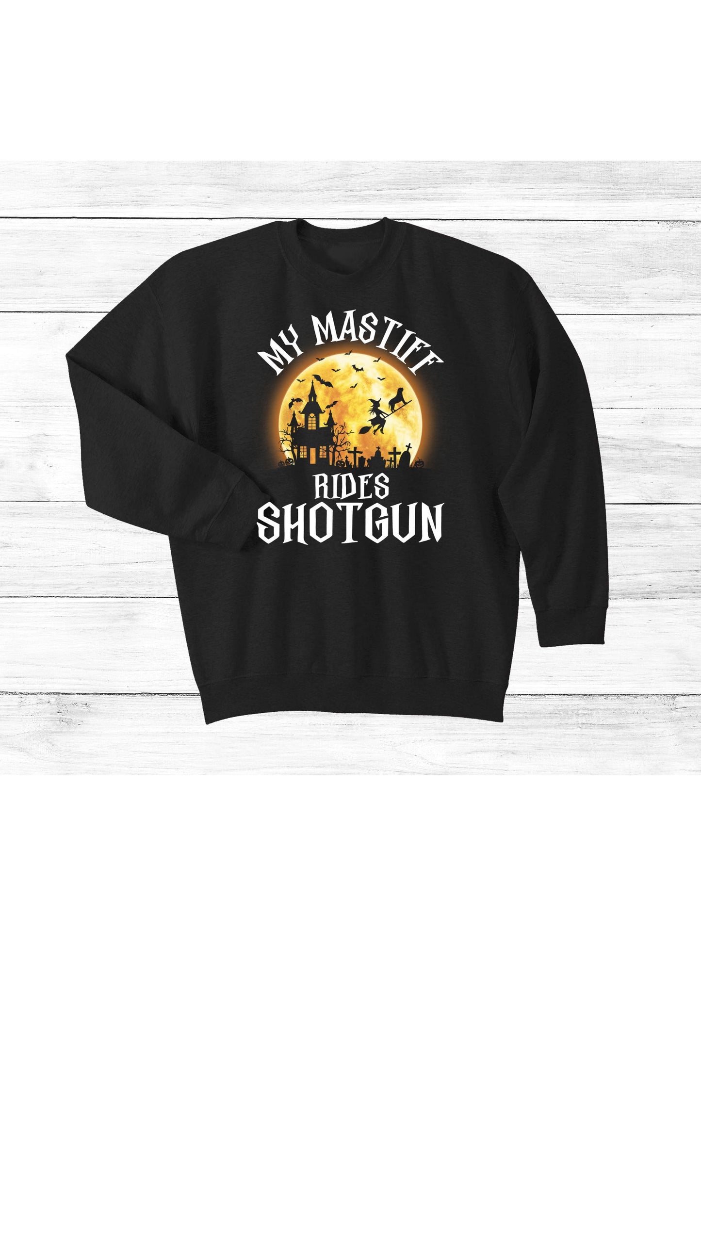 My Mastiff Rides Shotgun T Shirt/Sweatshirt