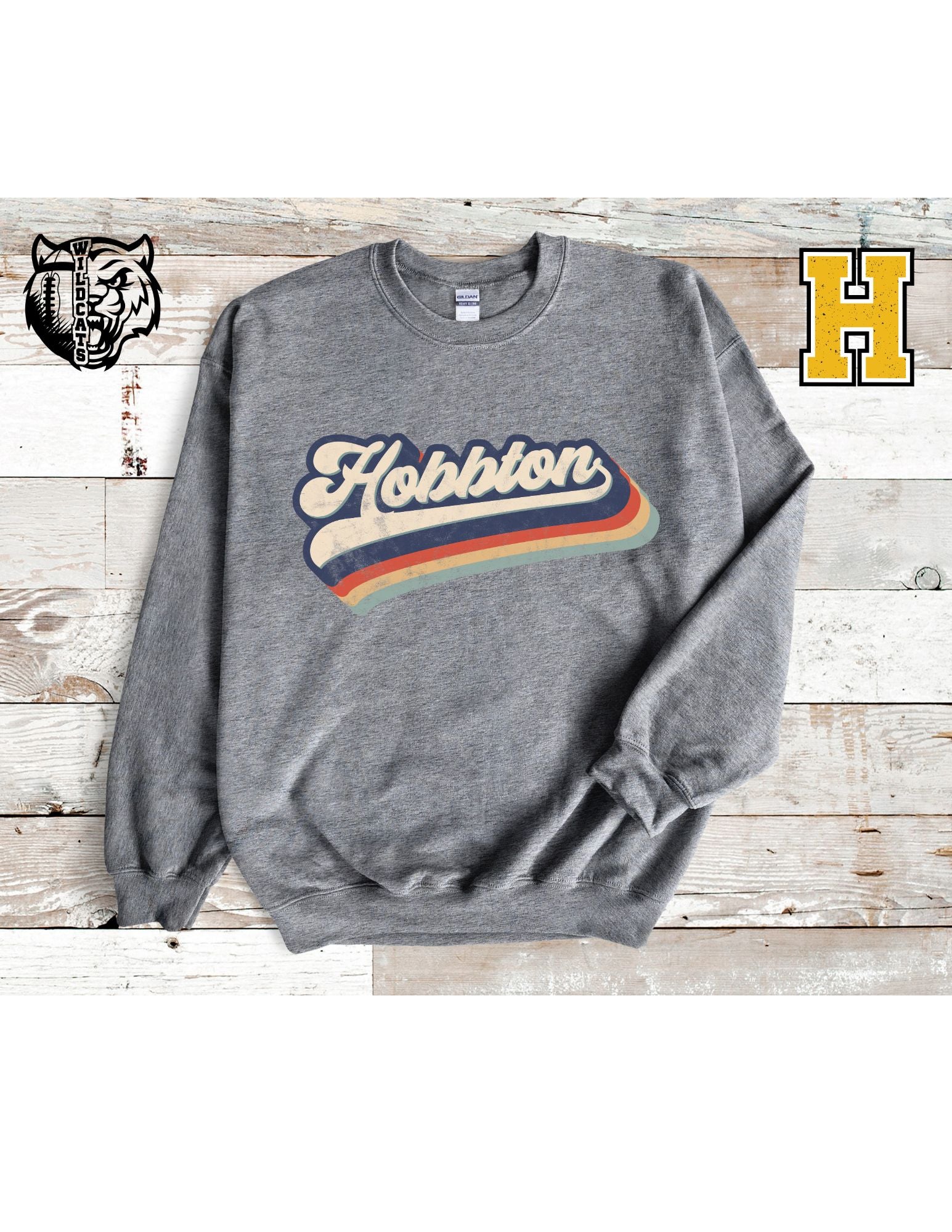 Hobbton Retro Stacked T Shirt/Sweatshirt/Hoodie