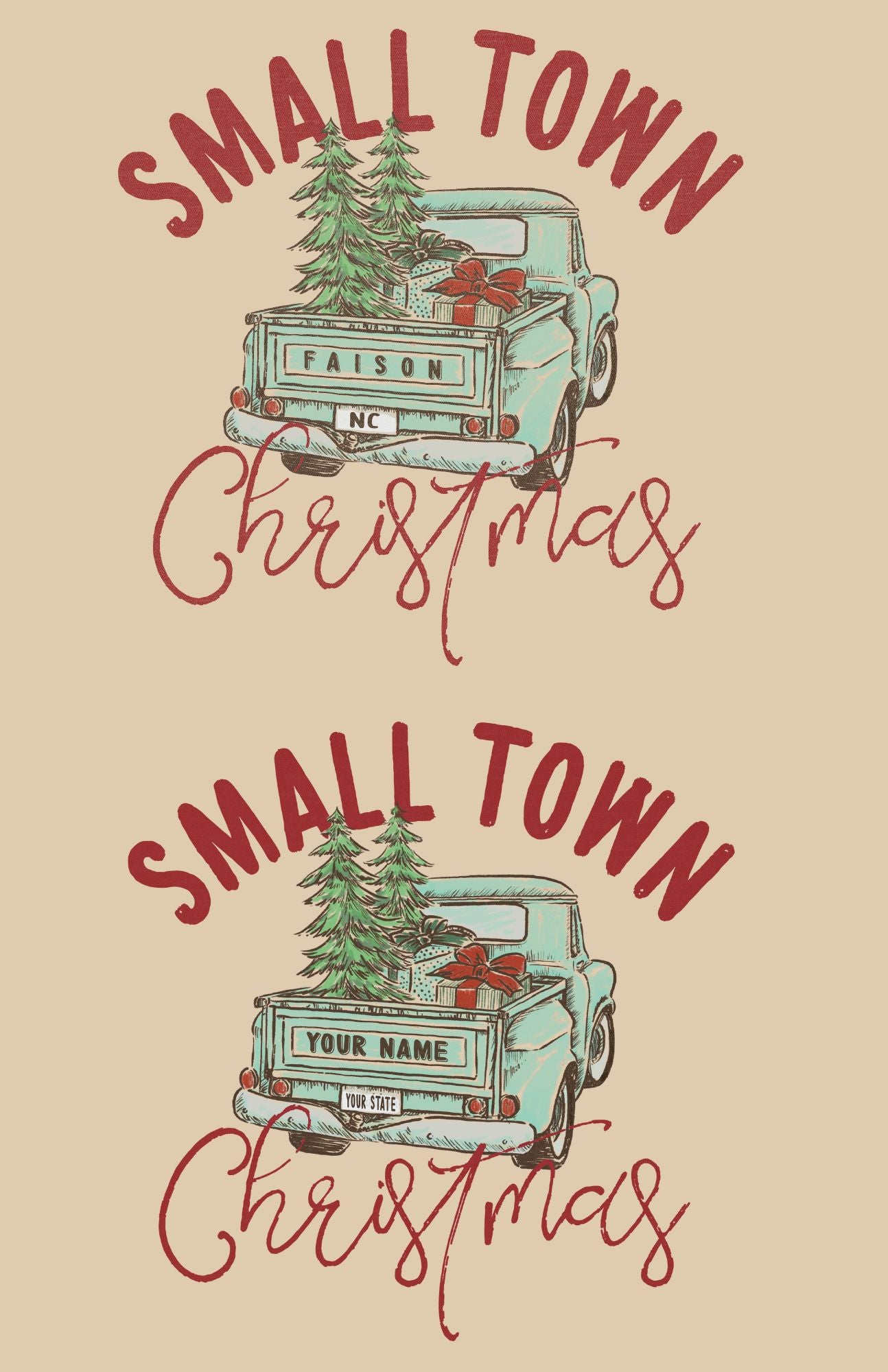 BLAIRSVILLE Small Town Christmas T Shirt/Sweatshirt