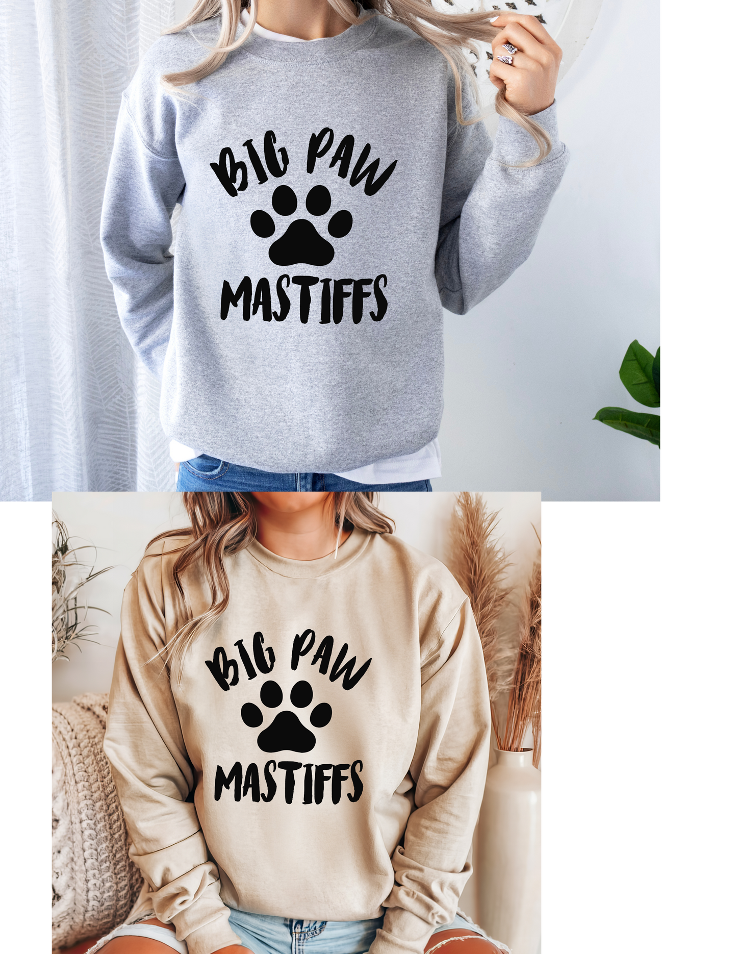 Big Paw Mastiffs T Shirt/ Sweatshirt