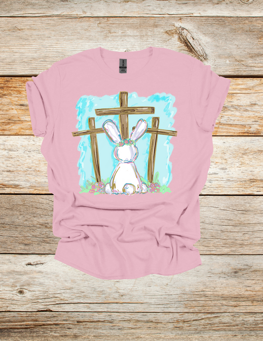 Bunny & Crosses T Shirt