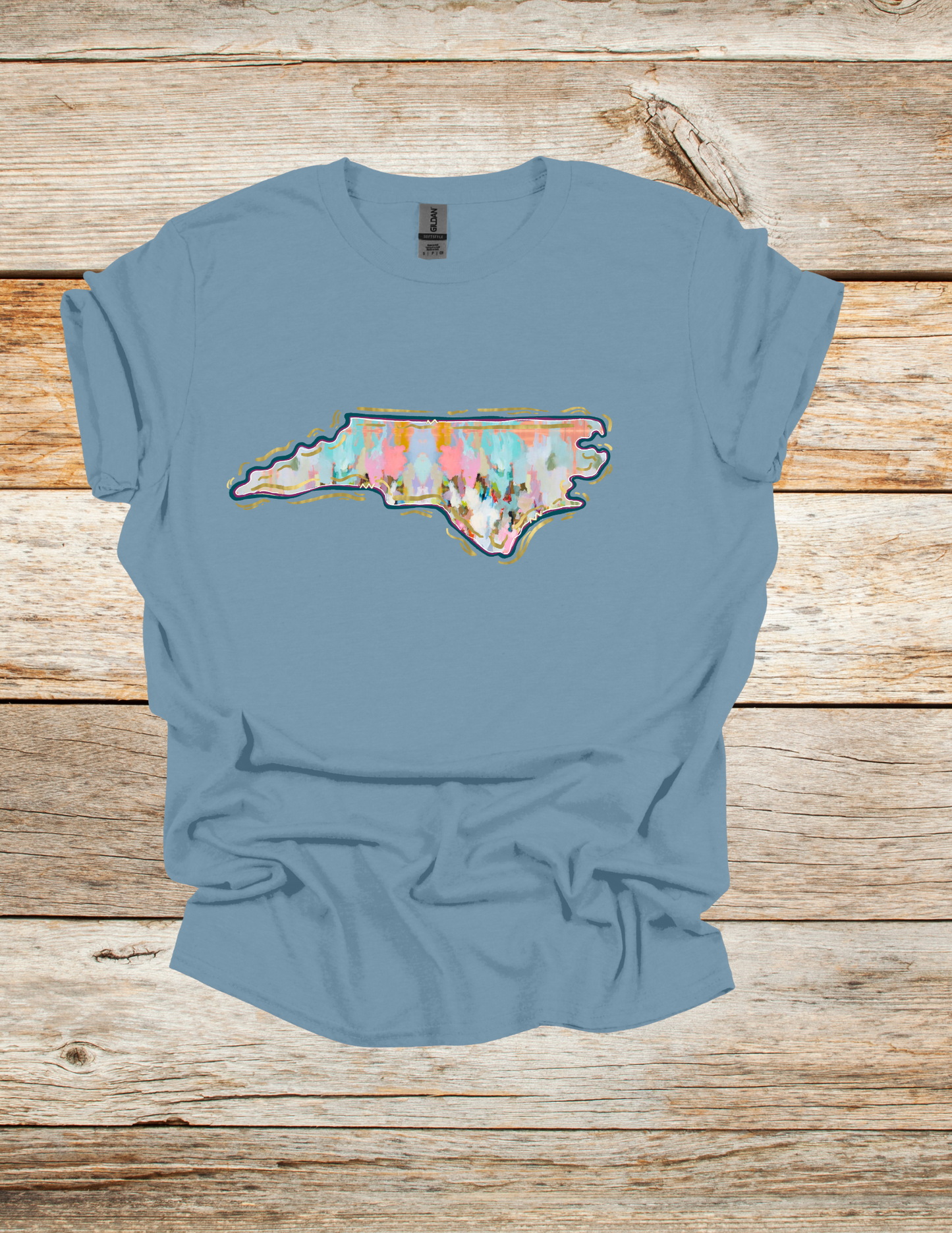 NC Watercolor T Shirt