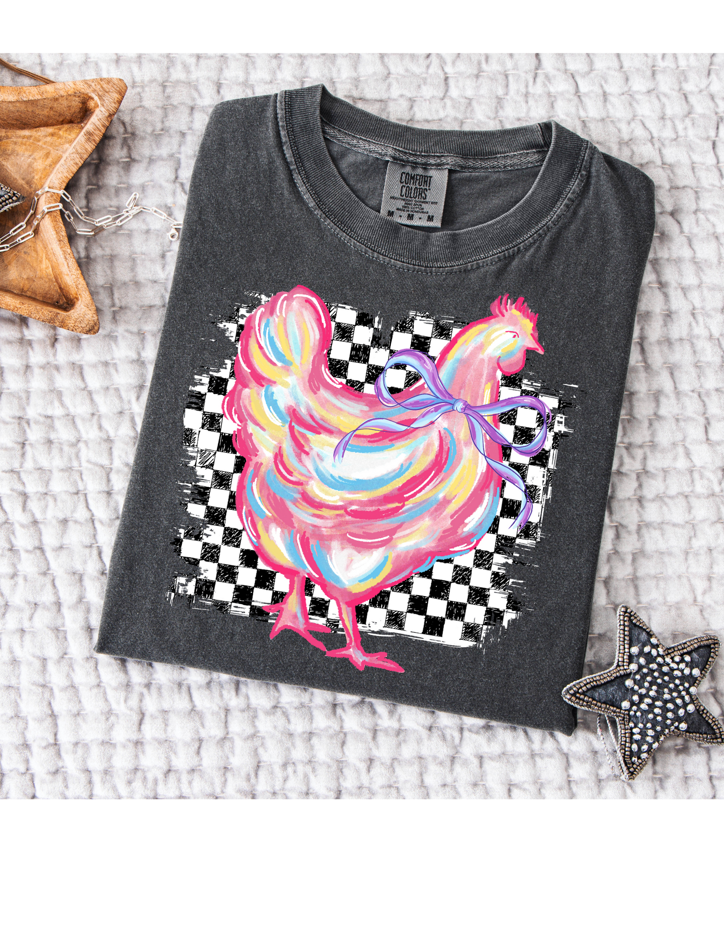 Chicken Comfort Colors Pepper T Shirt