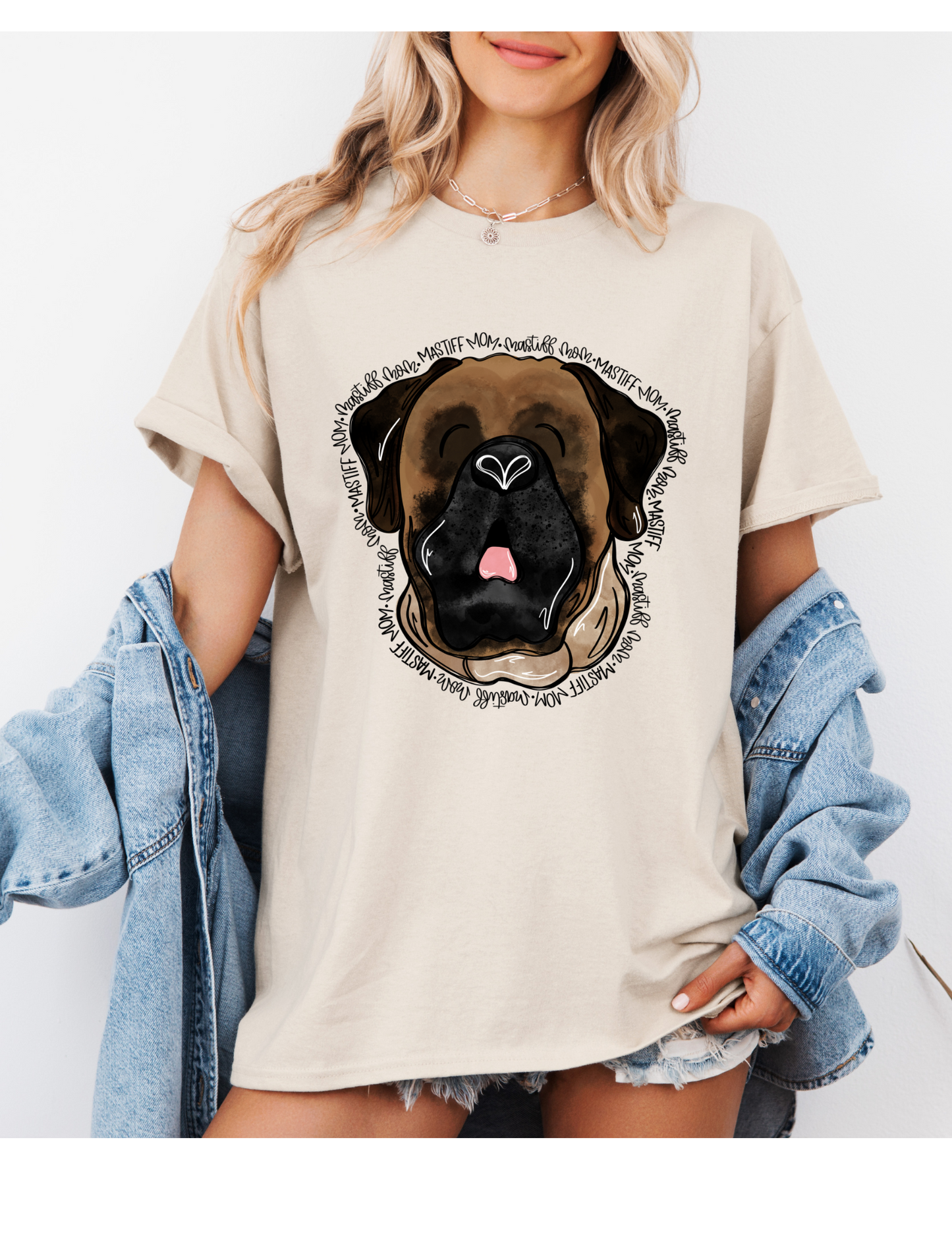 Mastiff Mom Wraparound T Shirt/Sweatshirt