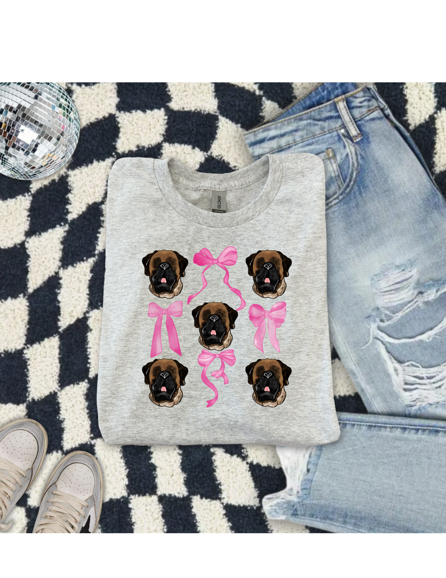 Mastiff  Coquette Bows T Shirt/Sweatshirt