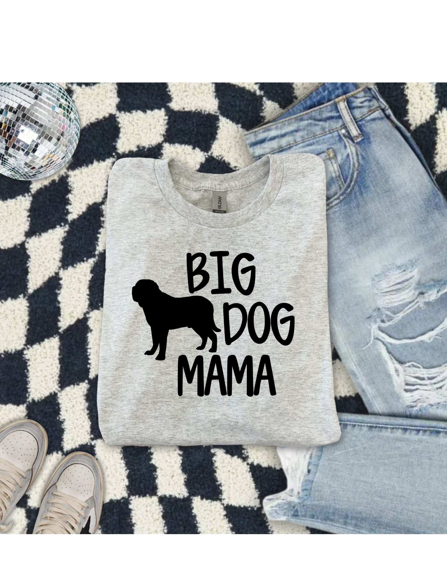 Big Dog Mama w/ Mastiff