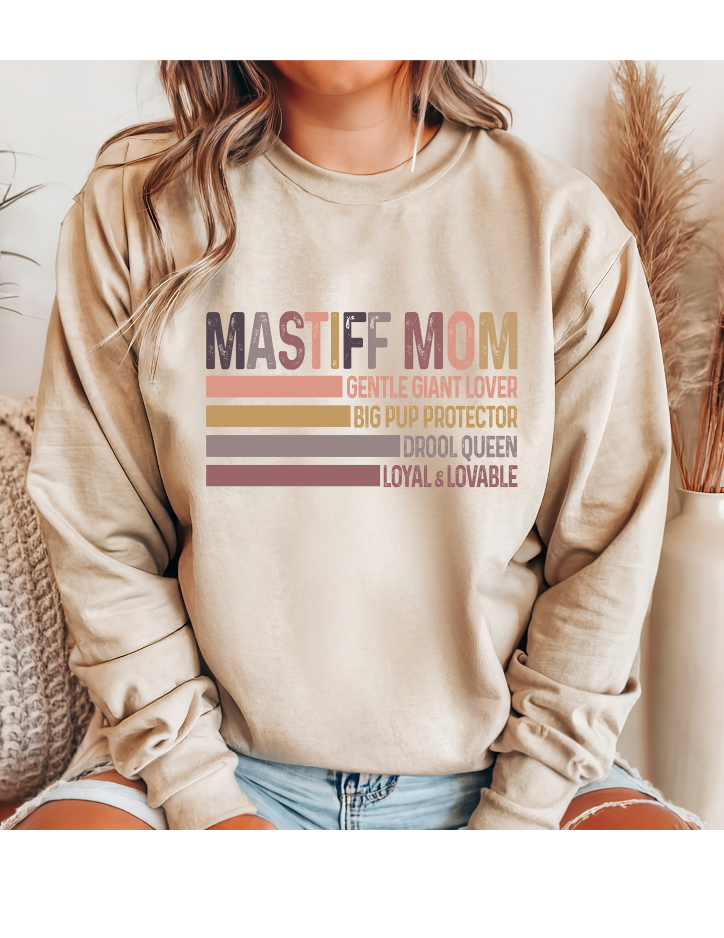 New Mastiff Mom T Shirt/Sweatshirt