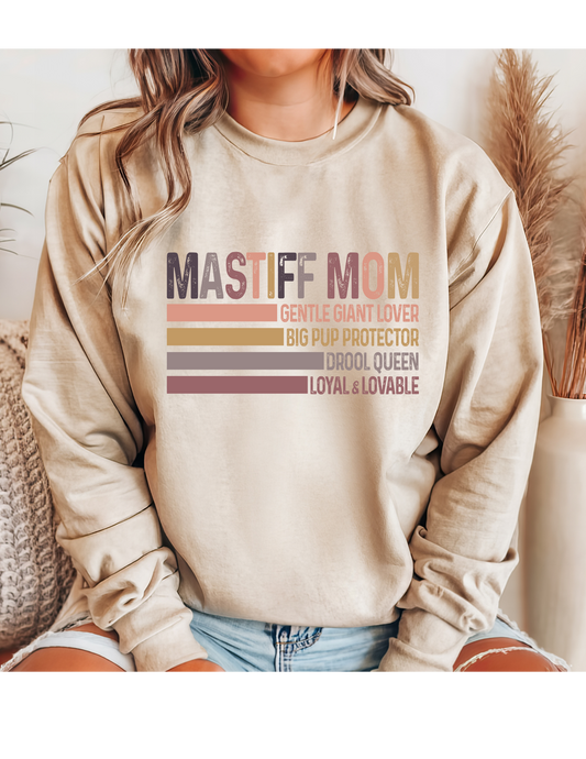 New Mastiff Mom T Shirt/Sweatshirt