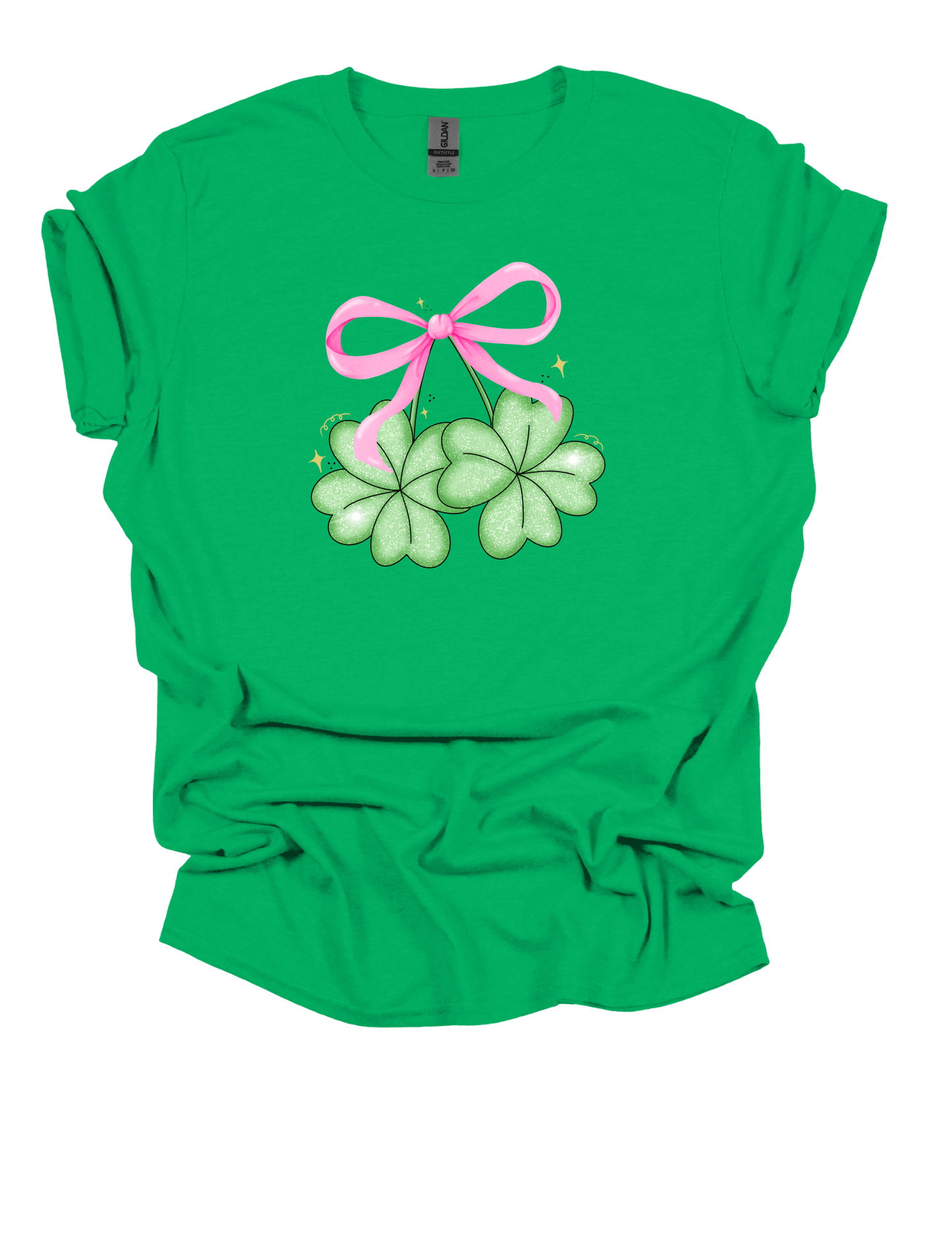 Ribbon Shamrocks T Shirt/ Sweatshirt