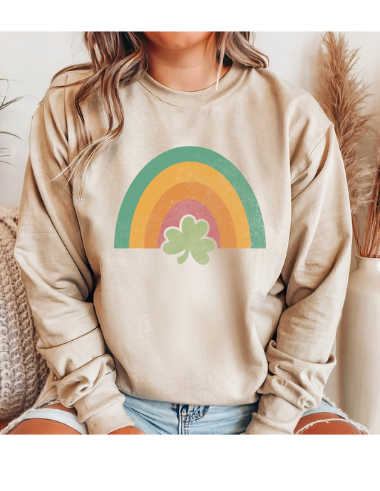 Rainbow Shamrock T Shirt/ Sweatshirt