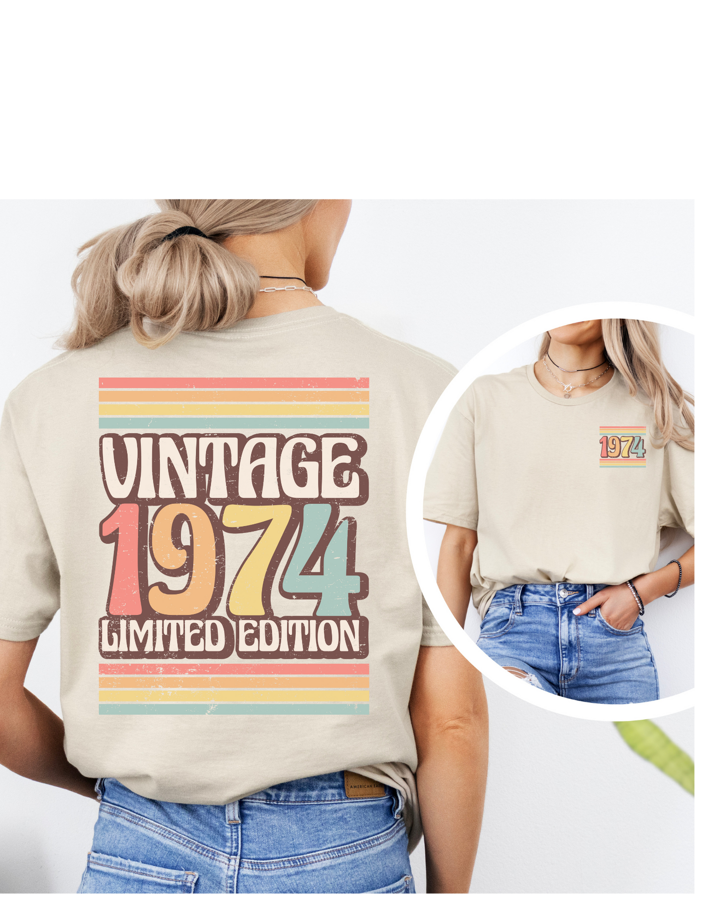Custom Year Vintage T Shirt / Sweatshirt