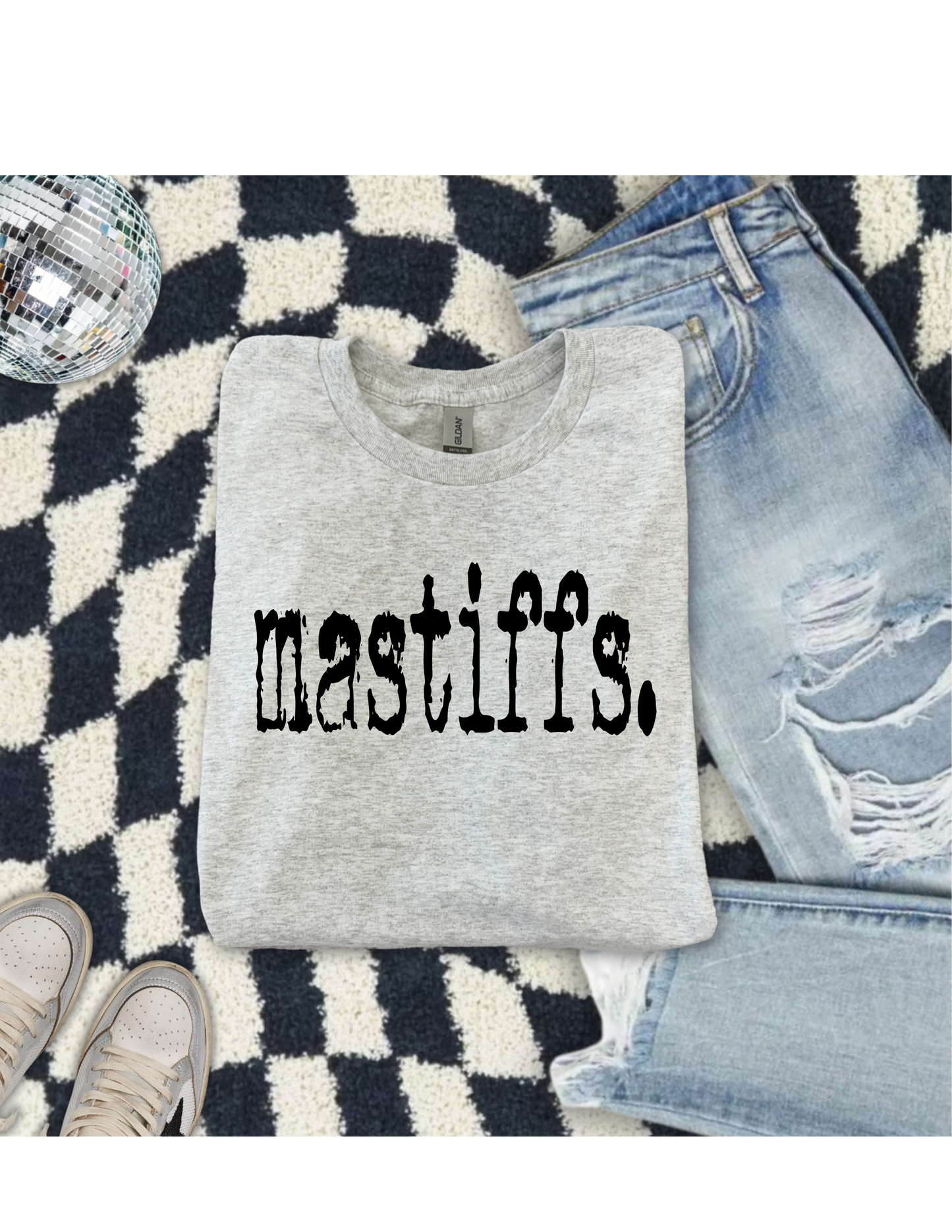 Mastiffs Typography T Shirt/Sweatshirt