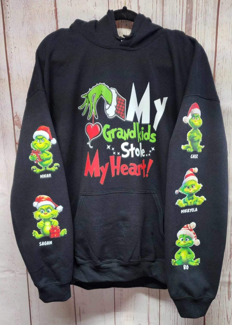 My Grandkids Stole My Heart (Grnch) Sweatshirt/Hoodie