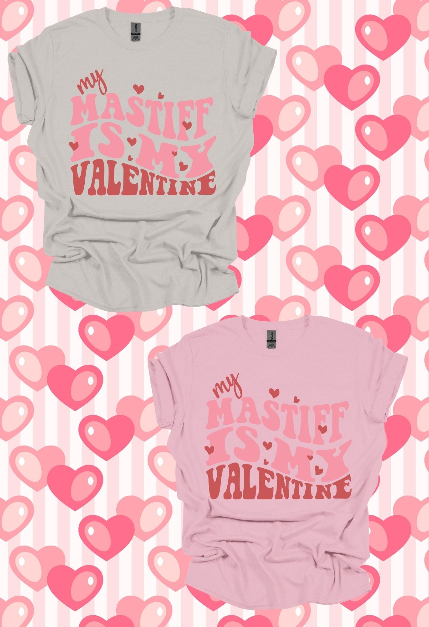 My Mastiff Is My Valentine Sweatshirt/T Shirt