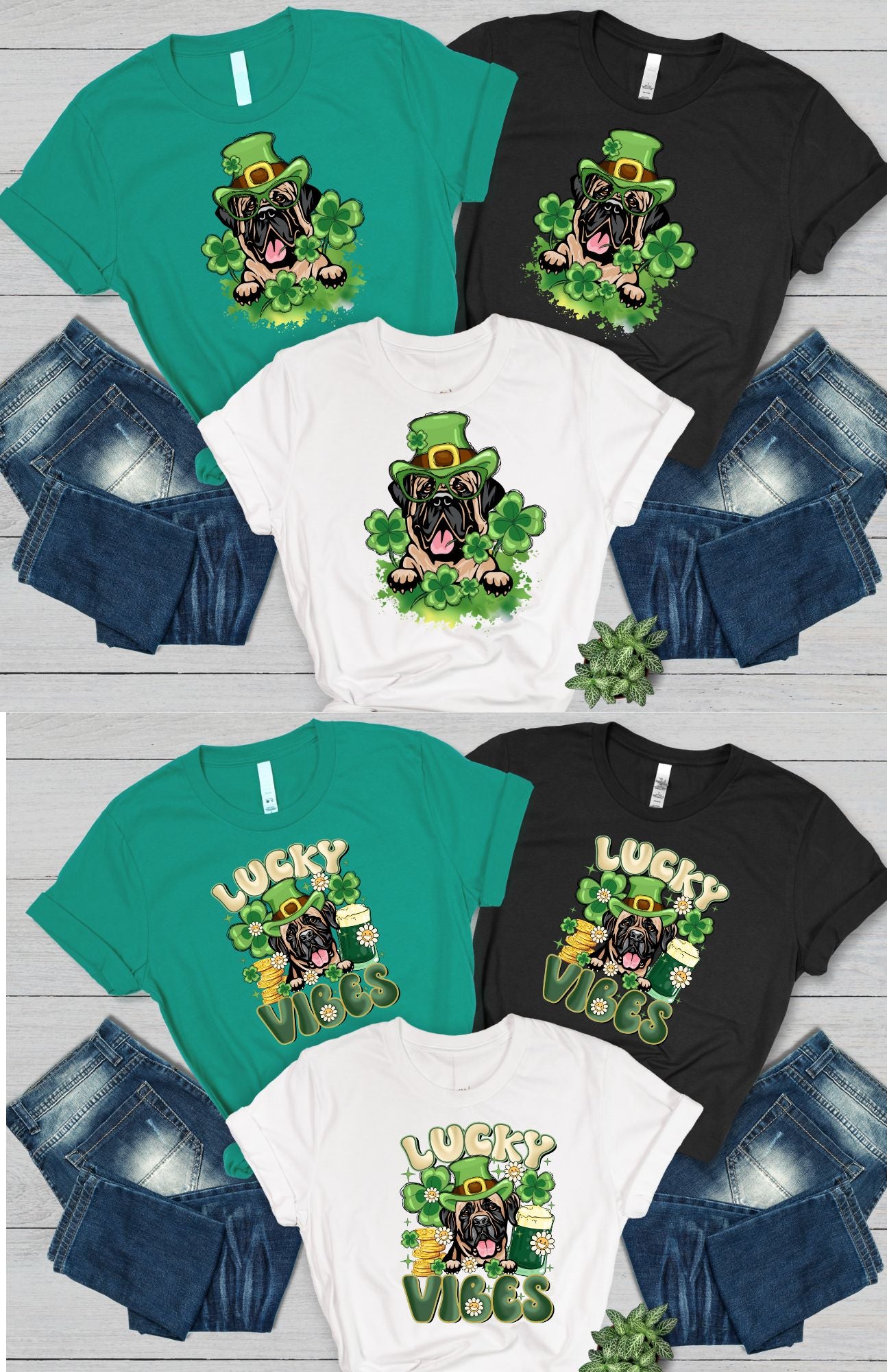 Mastiff St Patrick's Day T Shirt