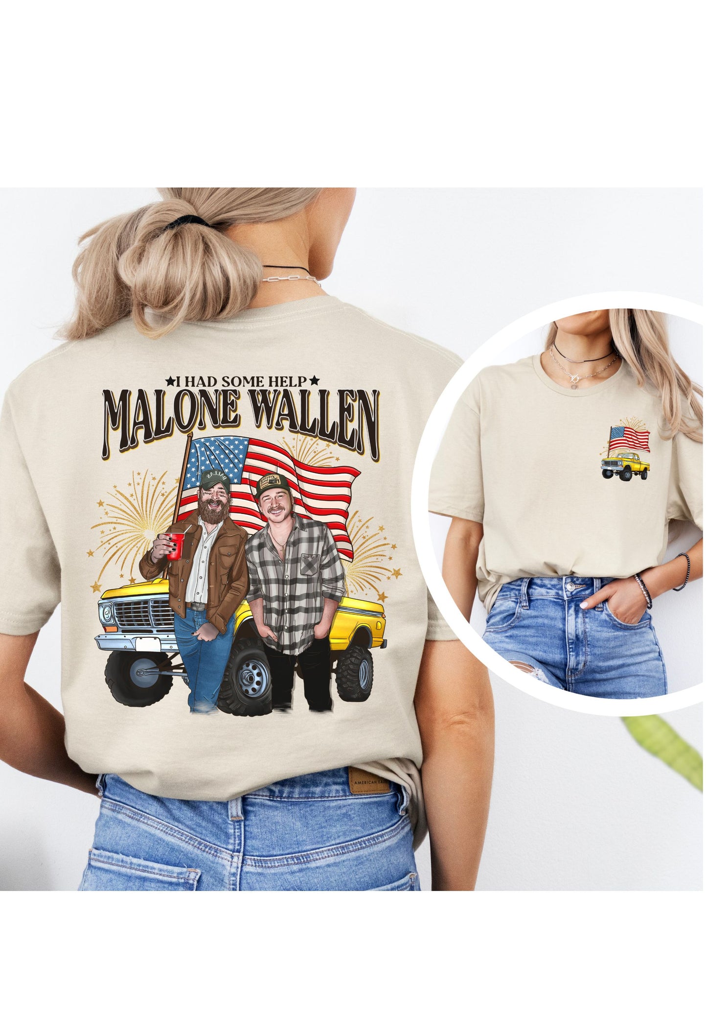 Malone & Wallen I Had Some Help Shirt (Copy)