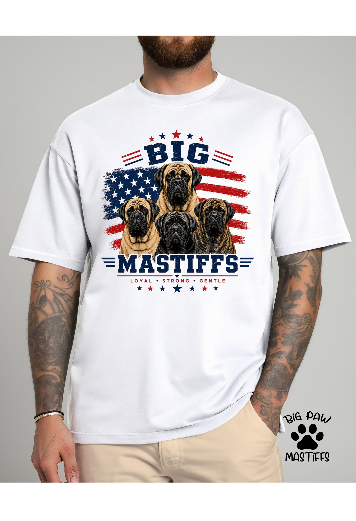 BPM Flag w/ dogs